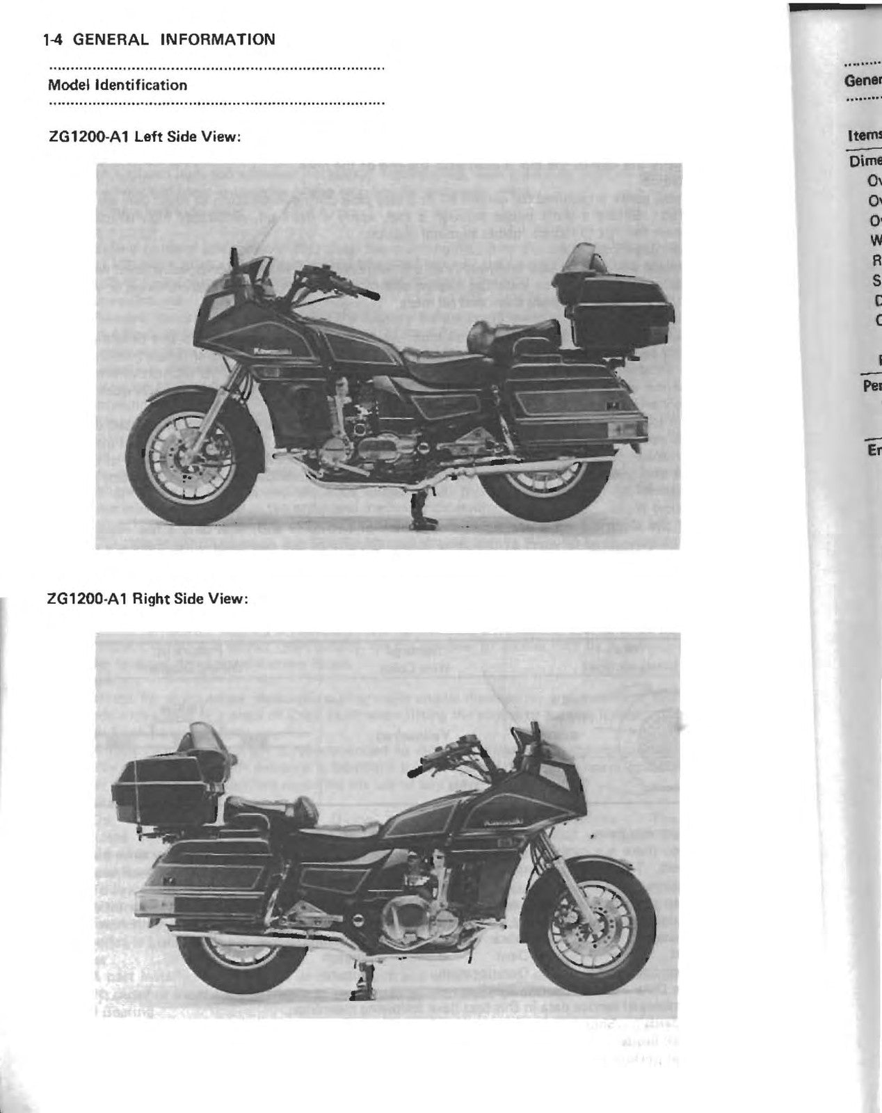 KAWASAKI ZG1200 Motorcycle Service Manual - STEEL WIRE BOUND - PROTECTIVE COVERS