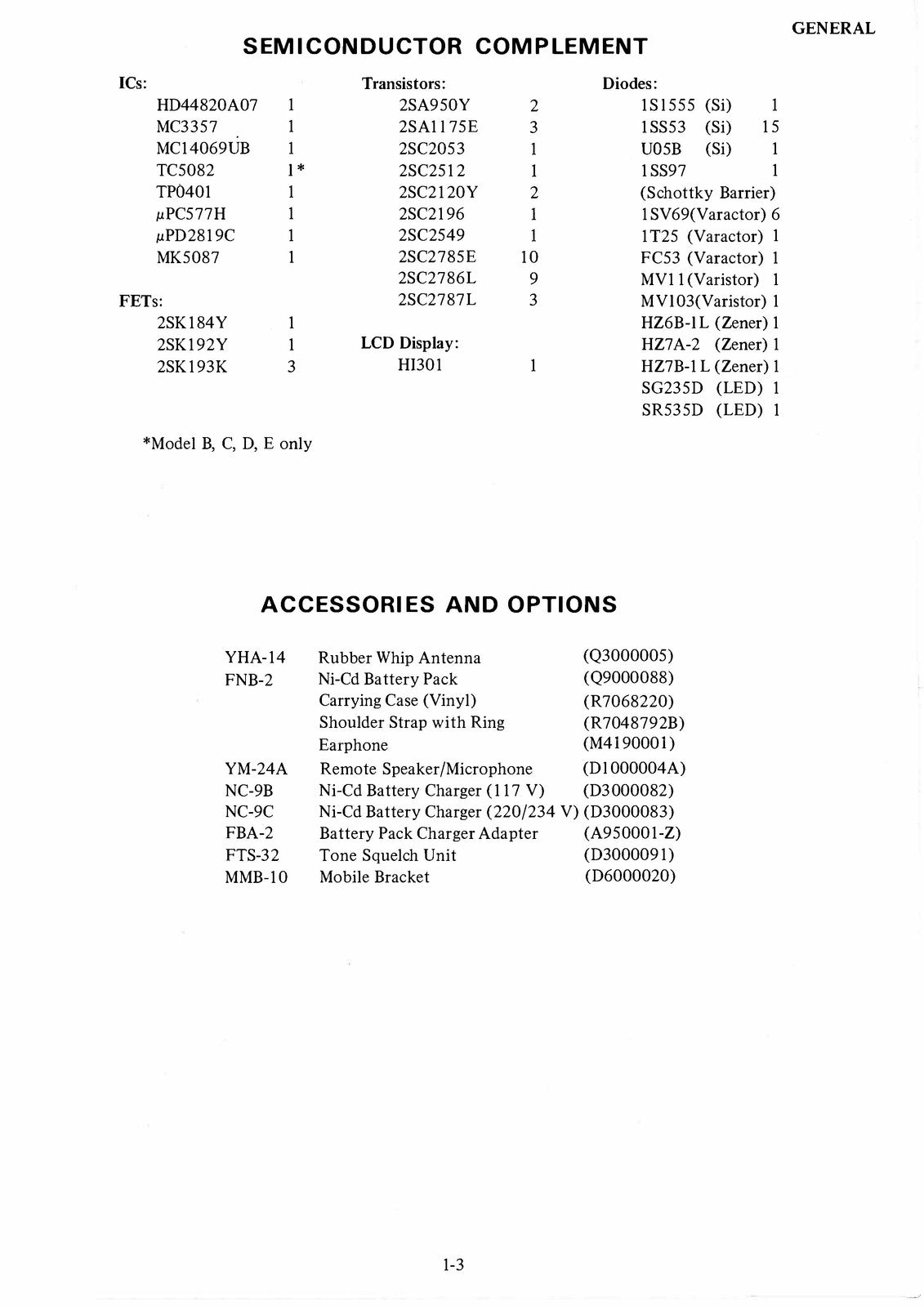 YAESU FT-208R Maintenance Service Manual - BOUND - COVERS - XL FOLDOUT PAGES