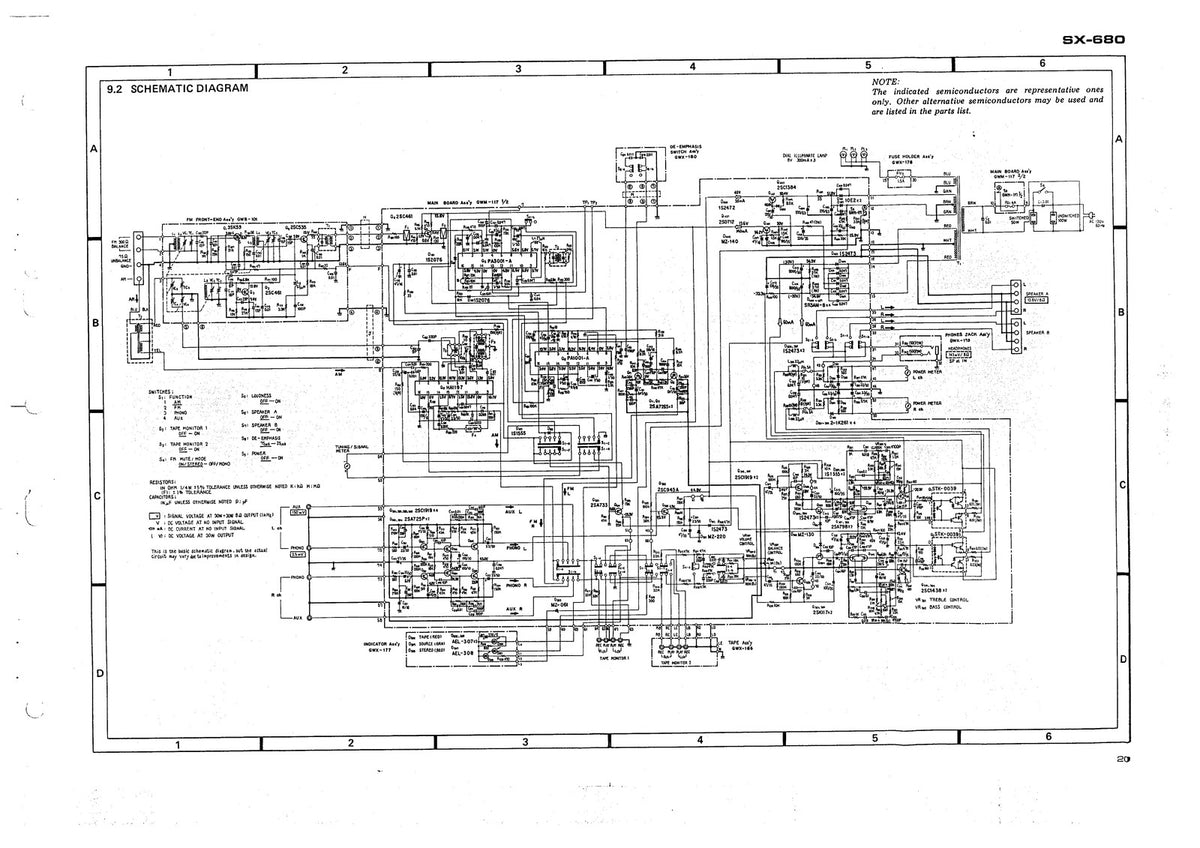 PIONEER SX-680 SX-690 AM FM Stereo Receiver Service Manual, FOLDOUTS
