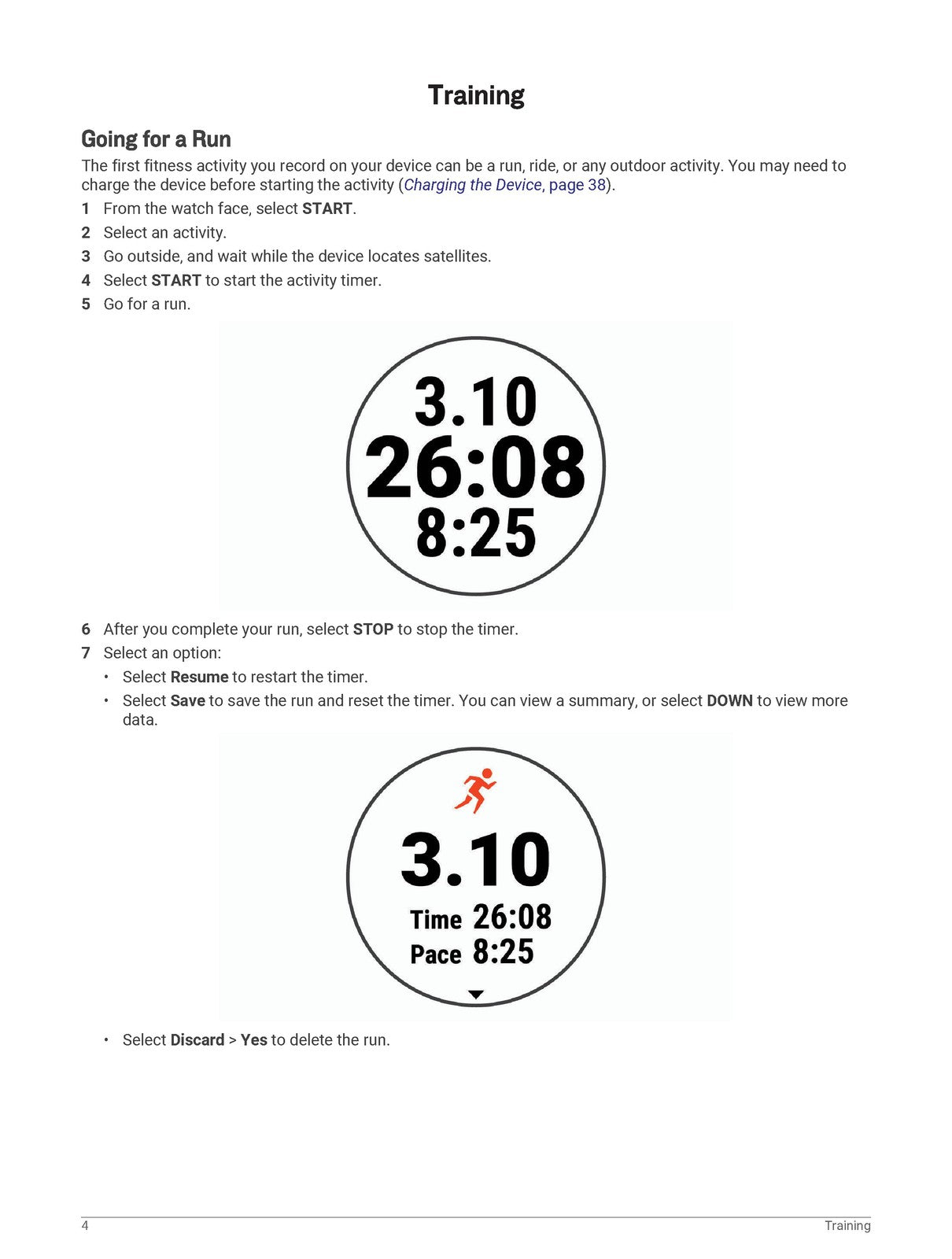 GARMIN Forerunner 45 45 Plus Owners Manual 2019 - WIRE BOUND - TOUGH COVERS