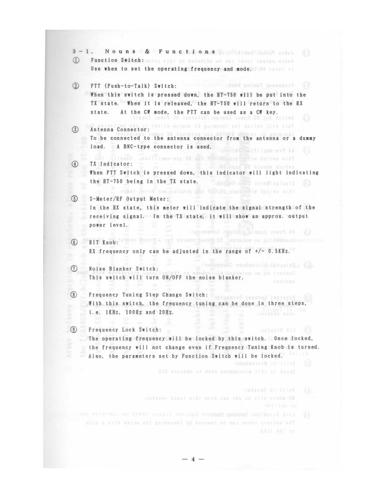 TOKYO HY-POWER HT-750 Transceiver Instruction Manual - WIRE BOUND - TOUGH COVERS