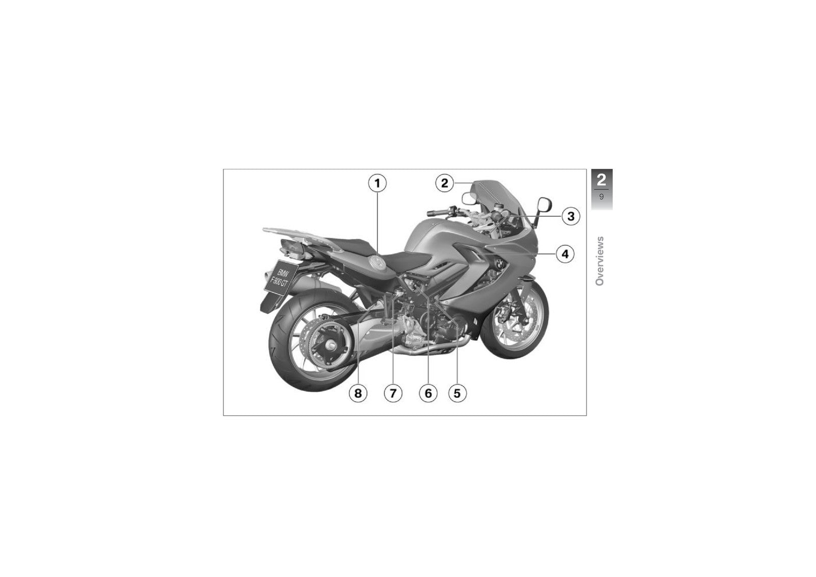 BMW F 800 GT Motorcycle Owners Manual 2014 - STEEL WIRE BOUND - TOUGH COVERS