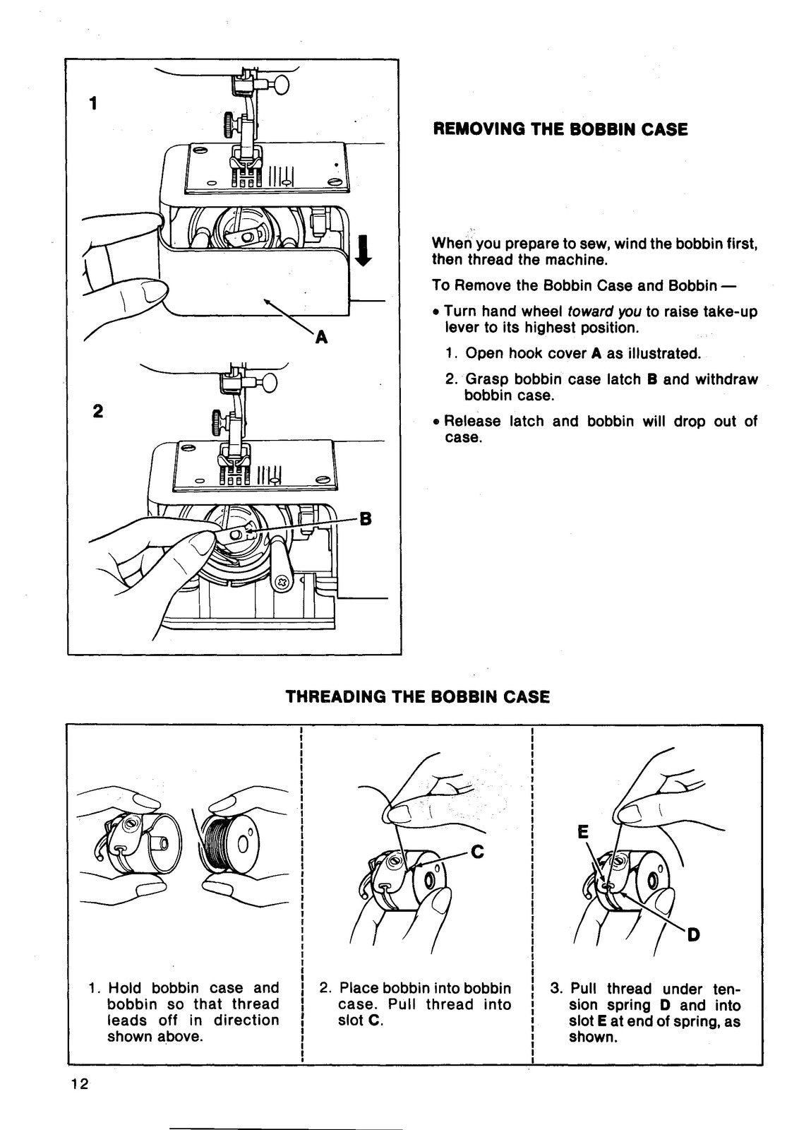 SINGER 5144 Sewing Machine Instruction Manual - STEEL WIRE BOUND - TOUGH COVERS