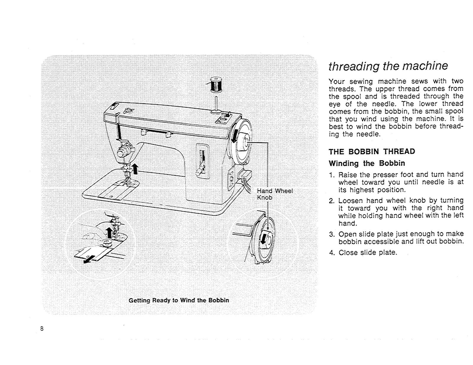 SINGER 257 Fashion Mate Sewing Machine Instruction Manual - WIRE BOUND - COVERS