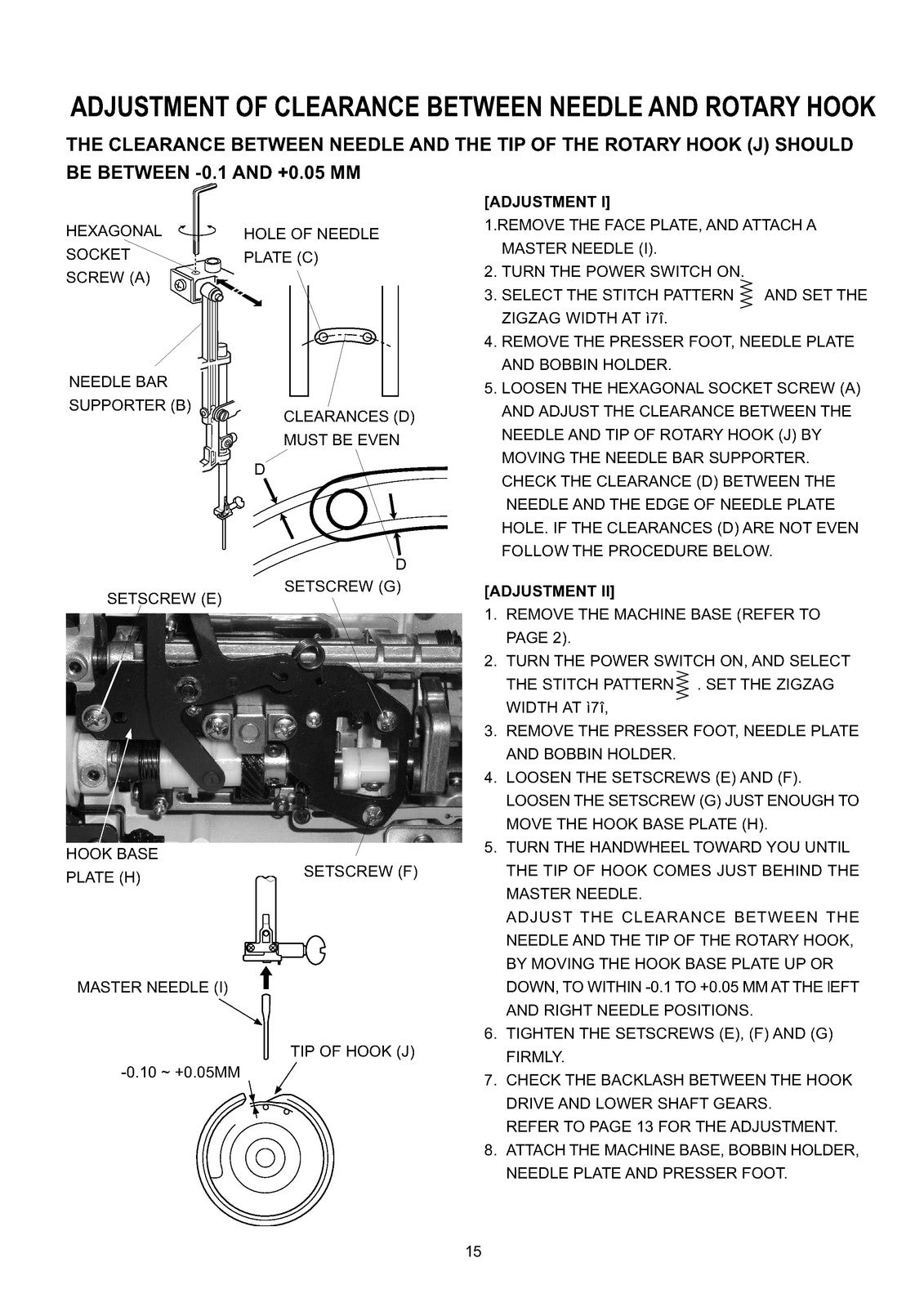 JANOME MC6600 Sewing Machine Service Manual 2005 - WIRE BOUND - TOUGH COVERS
