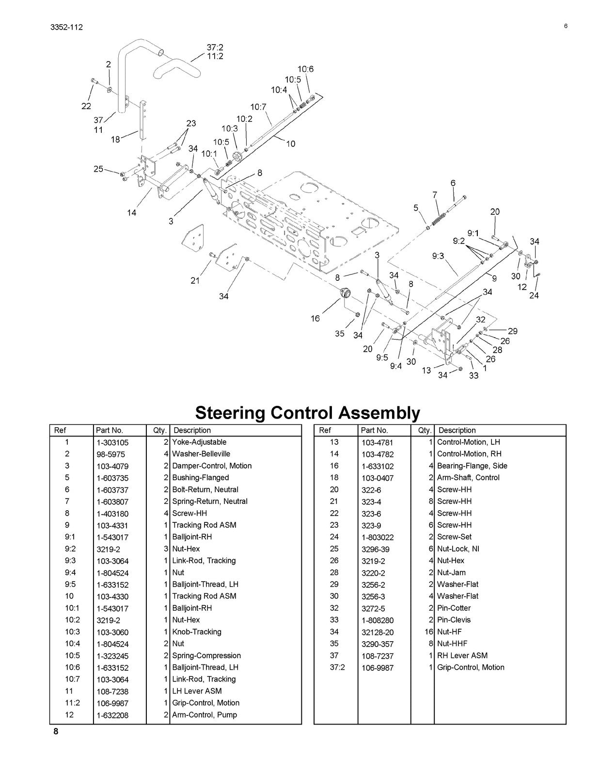 TORO Z588E Z Master 72in Mower Parts Catalog 2004 - WIRE BOUND - TOUGH COVERS
