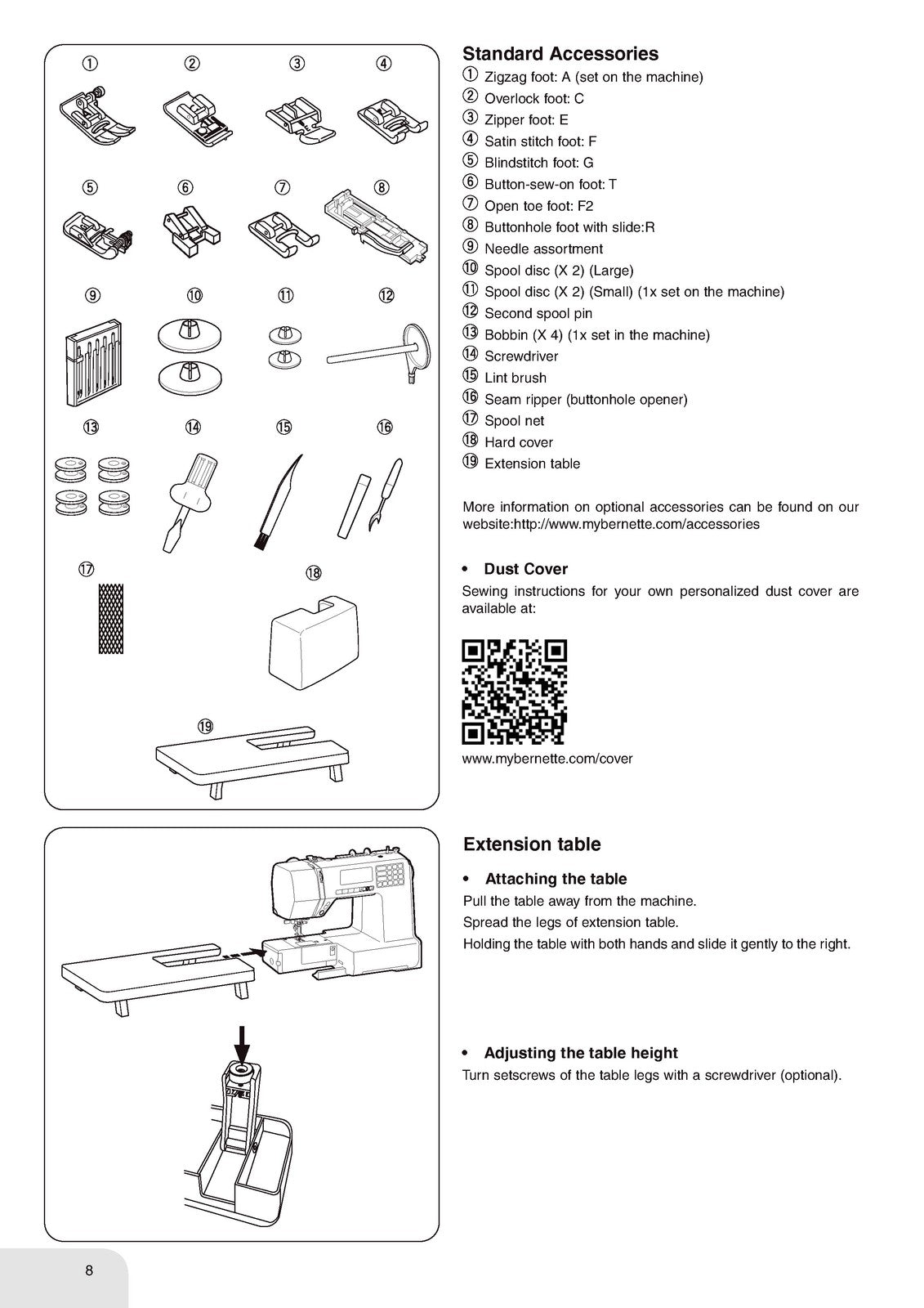 BERNINA Bernette B38 Sewing Machine Instruction Manual - WIRE BOUND - COVERS