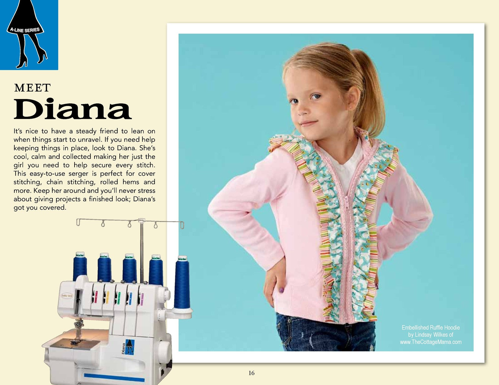 BABY LOCK Sofia 2 A-Line Series Sewing And Embroidery Machine Manual - BOUND