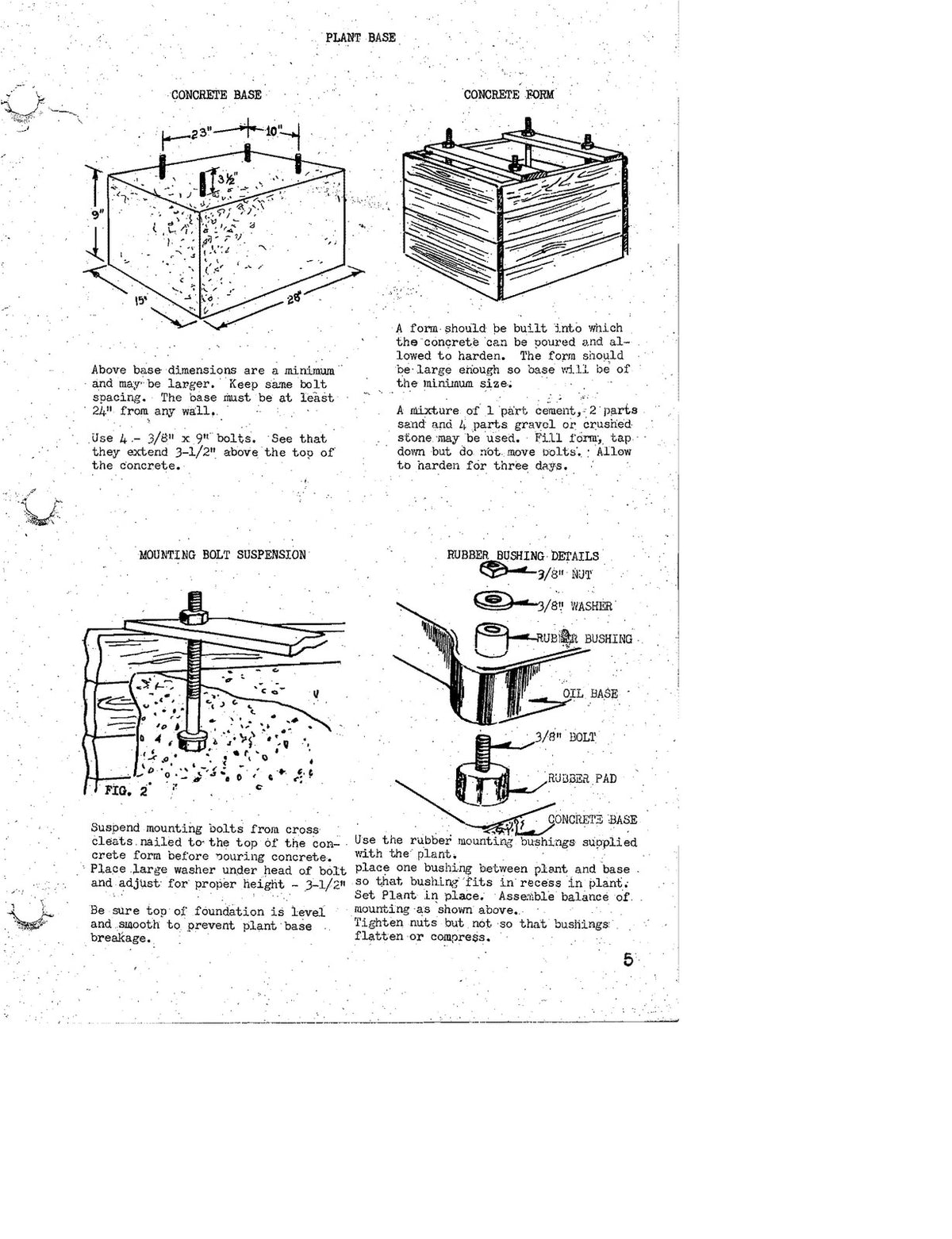 ONAN V45 Generator Set Service Manual 1945 - STEEL WIRE BOUND - TOUGH COVERS