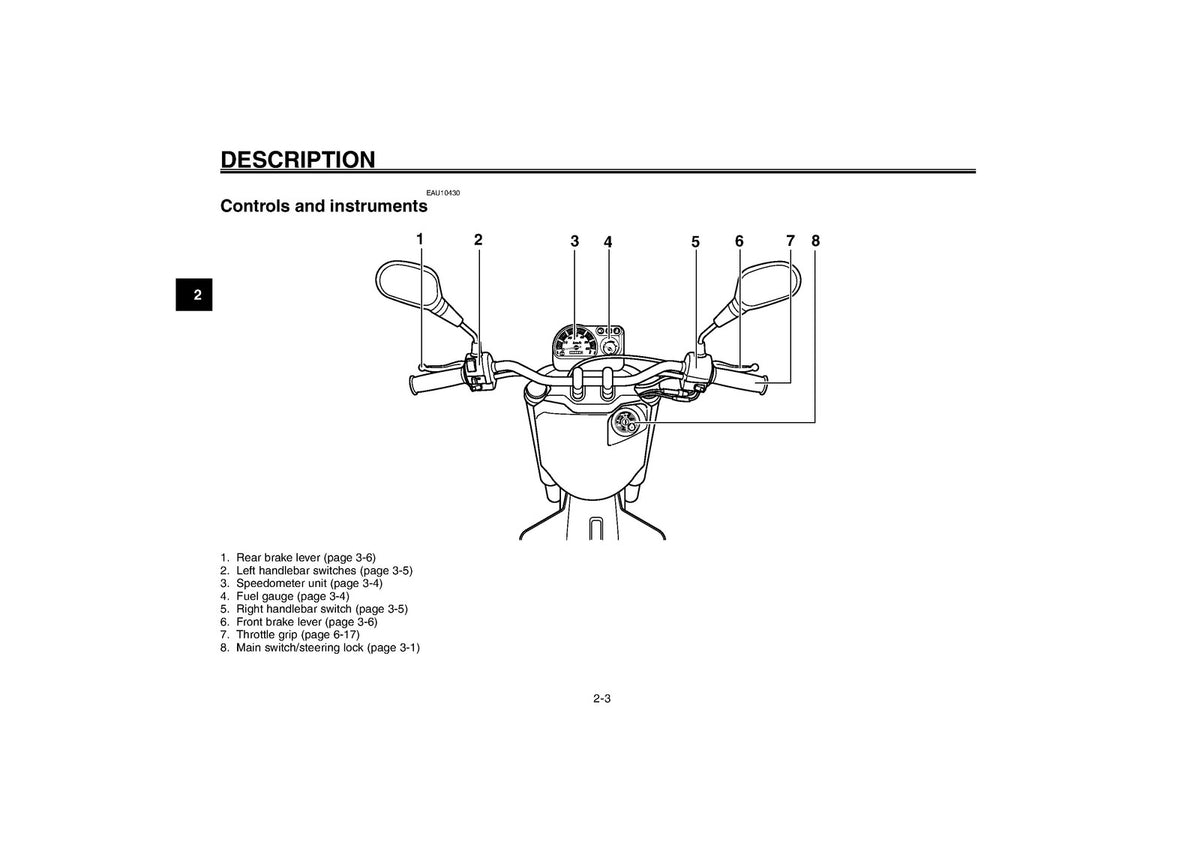 YAMAHA XF50E Giggle Scooter Owners Manual 2007 - STEEL WIRE BOUND - TOUGH COVERS