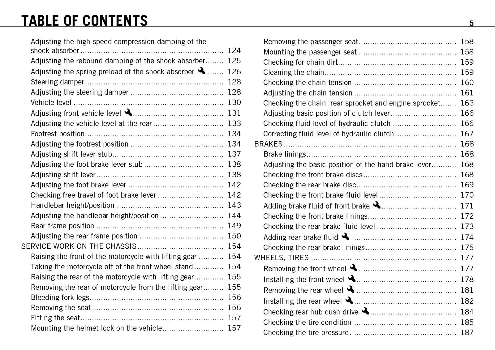 KTM 1190 RC8 R Owners Manual 2011 - STEEL WIRE BOUND - PROTECTIVE COVERS