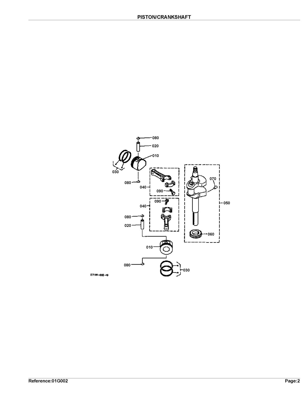 KUBOTA T1760 serial number 39999 and below Parts Manual - WIRE BOUND - COVERS