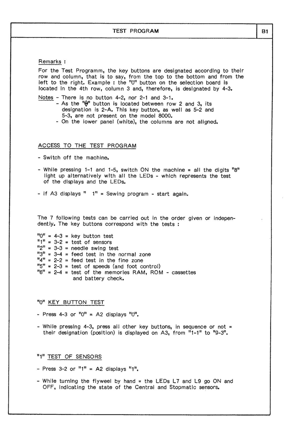 ELNA 8000 9000 Diva SERVICE MANUAL - STEEL WIRE BOUND - PROTECTIVE COVERS