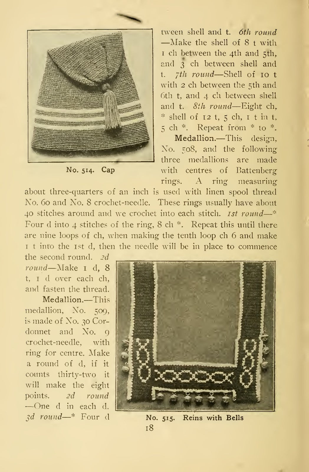 PRISCILLA Juniors Crochet Book Manual 1914 - STEEL WIRE BOUND - TOUGH COVERS