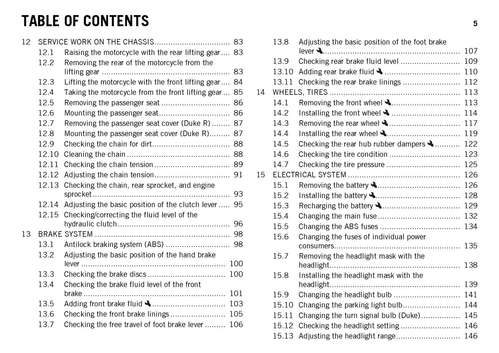 KTM 690 Duke 690 Duke R Owners Manual 2016 - STEEL WIRE BOUND - TOUGH COVERS