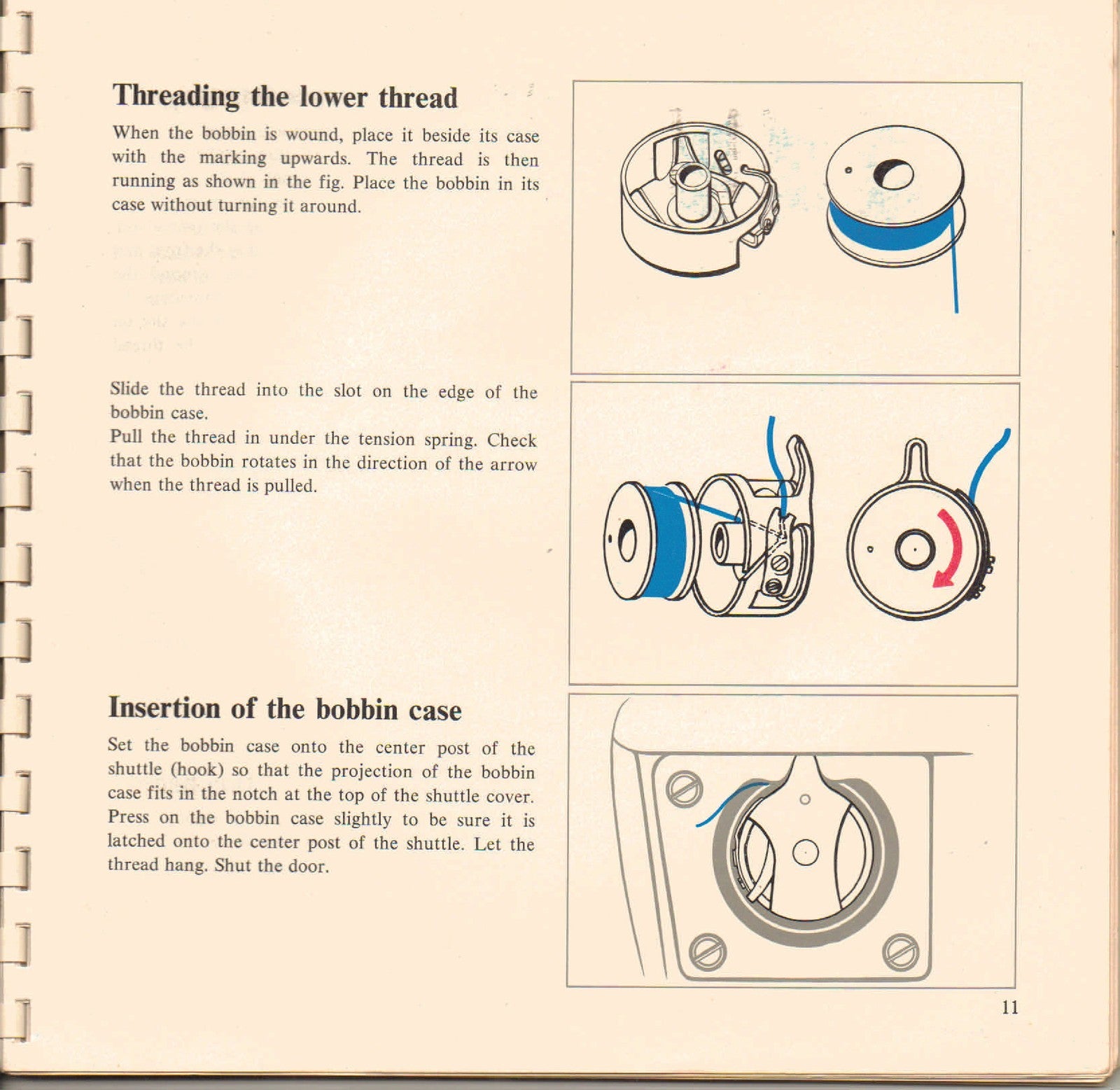 HUSQVARNA 6030 Sewing Machine Operating Manual - STEEL WIRE BOUND - TOUGH COVERS