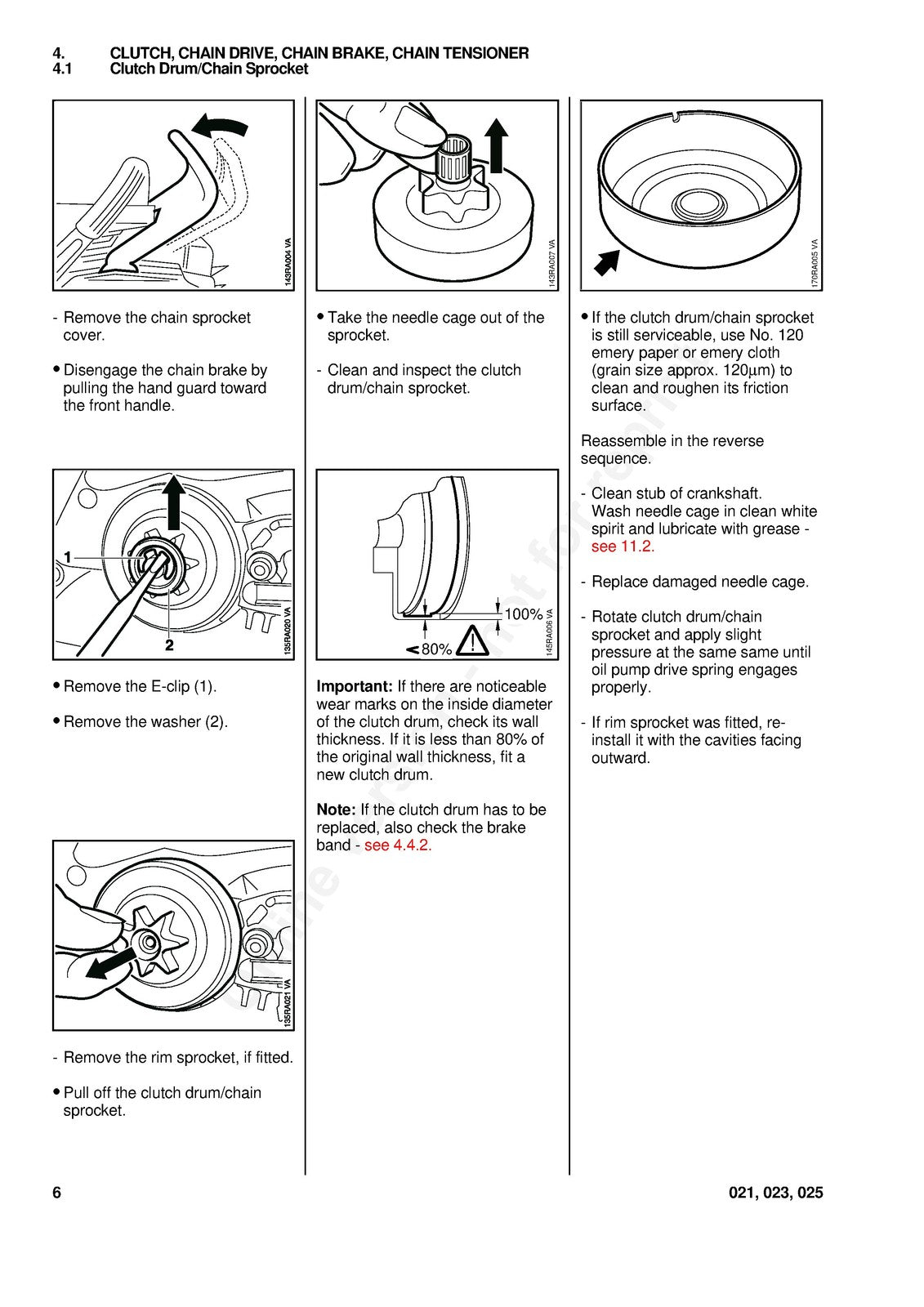 STIHL 021 023 025 Chainsaw Workshop Manual - STEEL WIRE BOUND - TOUGH COVERS