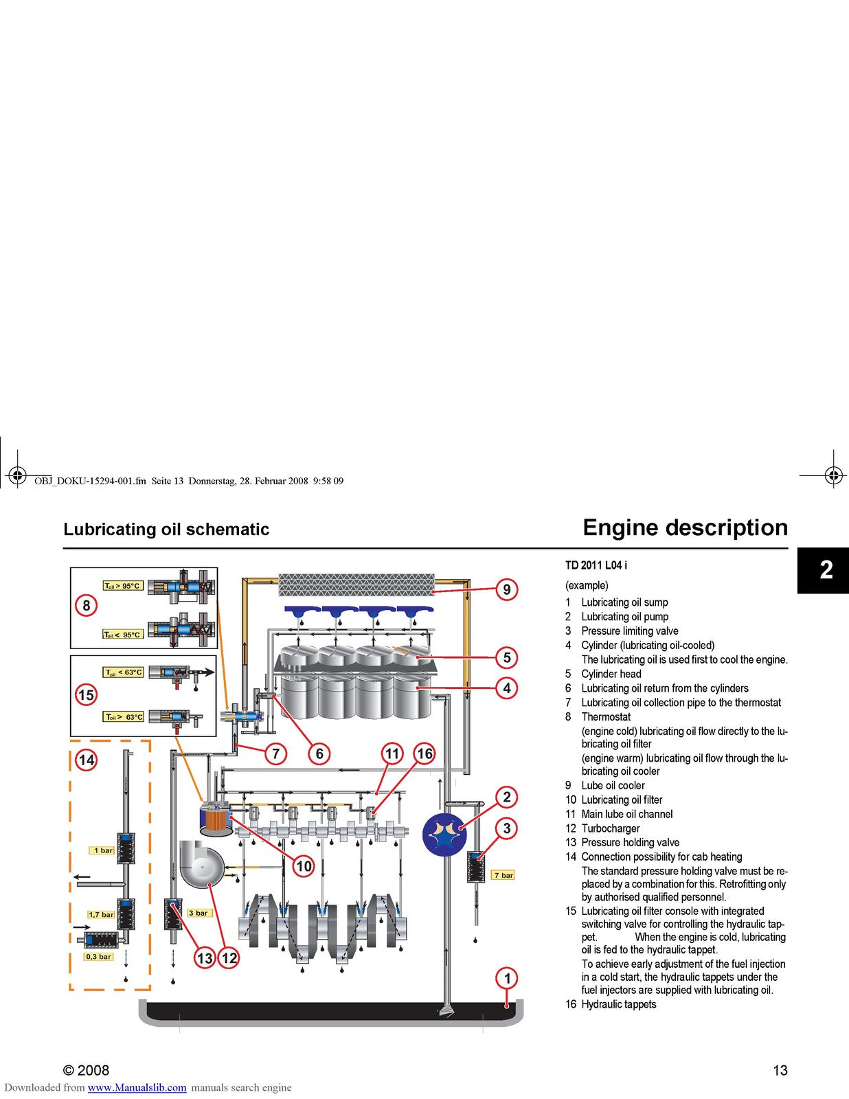 DEUTZ D TD TCD 2011 L01 L02 L03 L04 Engine Operation Manual 2011 - WIRE BOUND