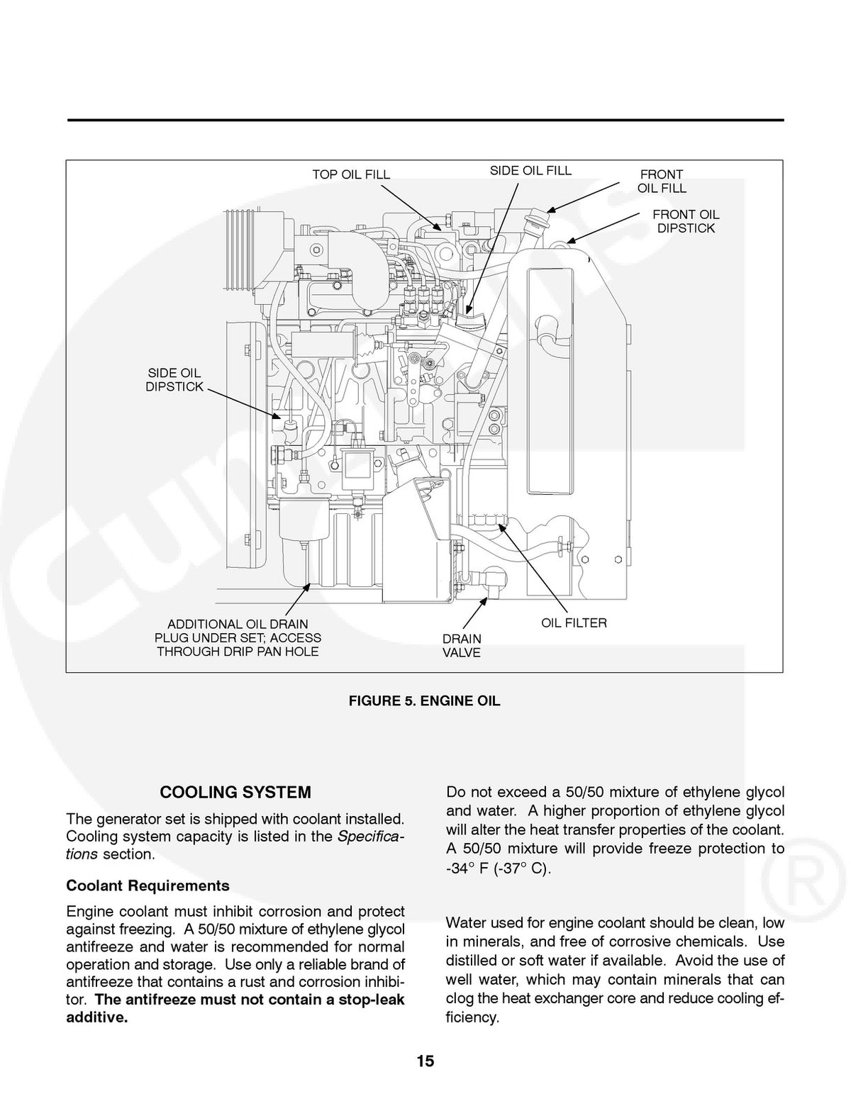 ONAN HDKAL HDKAQ HDKAR HDKAS Generator Set Operators Manual 1997 - WIRE BOUND