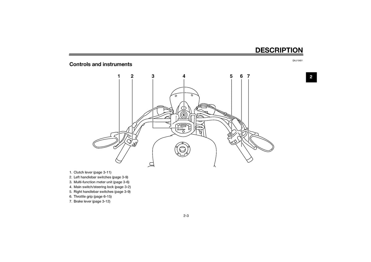 YAMAHA XVS1300A Owners Manual 2014 - STEEL WIRE BOUND - PROTECTIVE COVERS