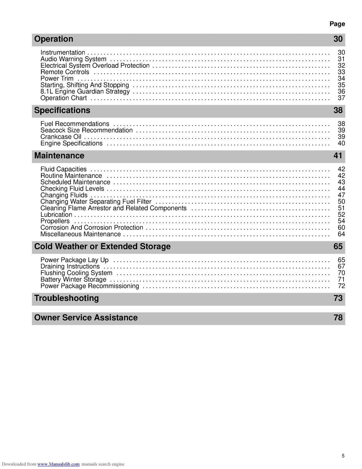 MERCRUISER 496 MAG Bravo Gasoline Engine Service Manual - WIRE BOUND - COVERS