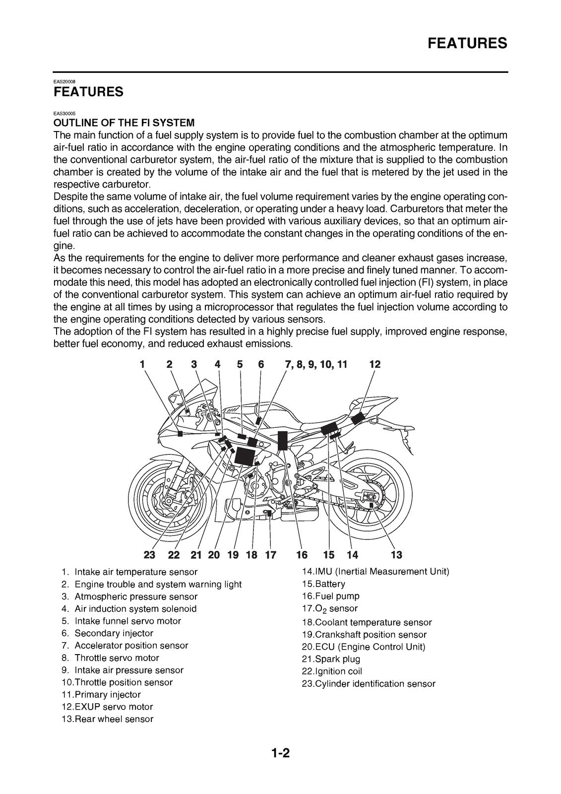 YAMAHA YZF-R1 R1M Motorcycle Service Manual 2015-2017, BOUND, COVERS, FOLDOUTS