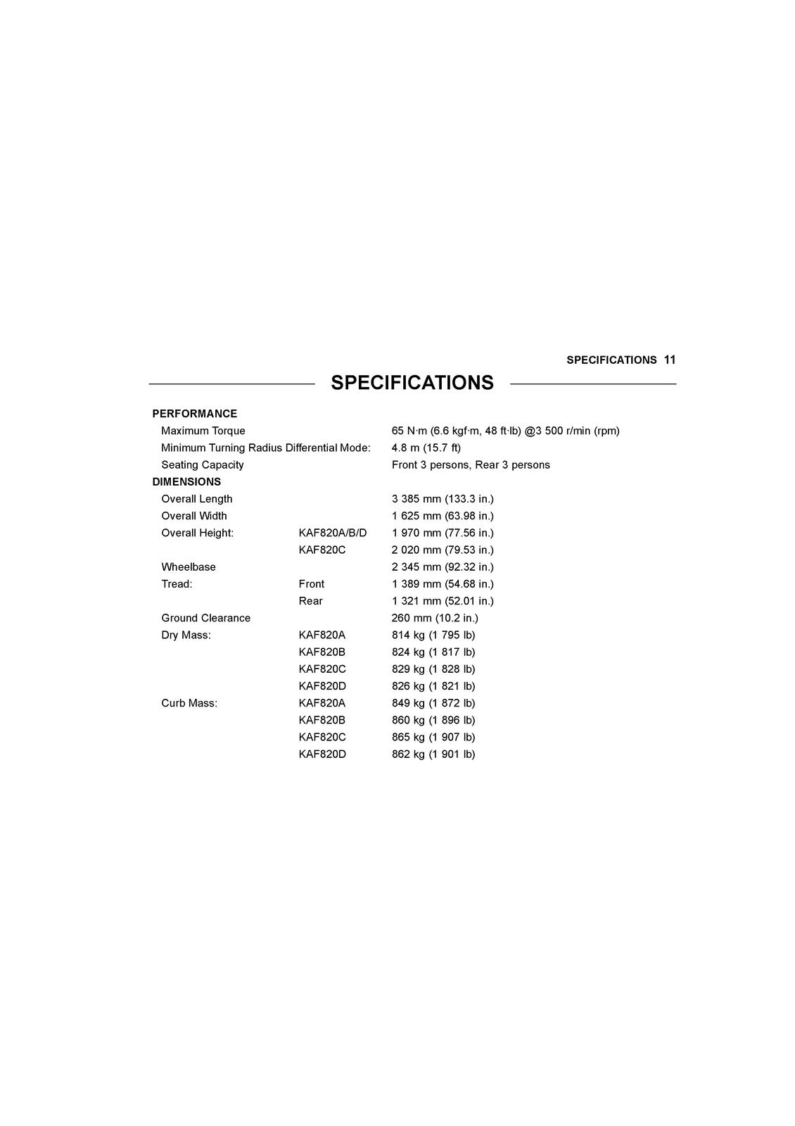 KAWASAKI Mule Pro-FXT EPS Camo Utility Vehicle Owners Manual 2017 - WIRE BOUND