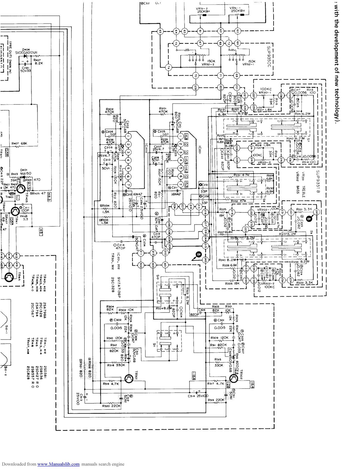 TECHNICS SU-8600 Stereo Integrated Amplifier Service Manual - WIRE BOUND
