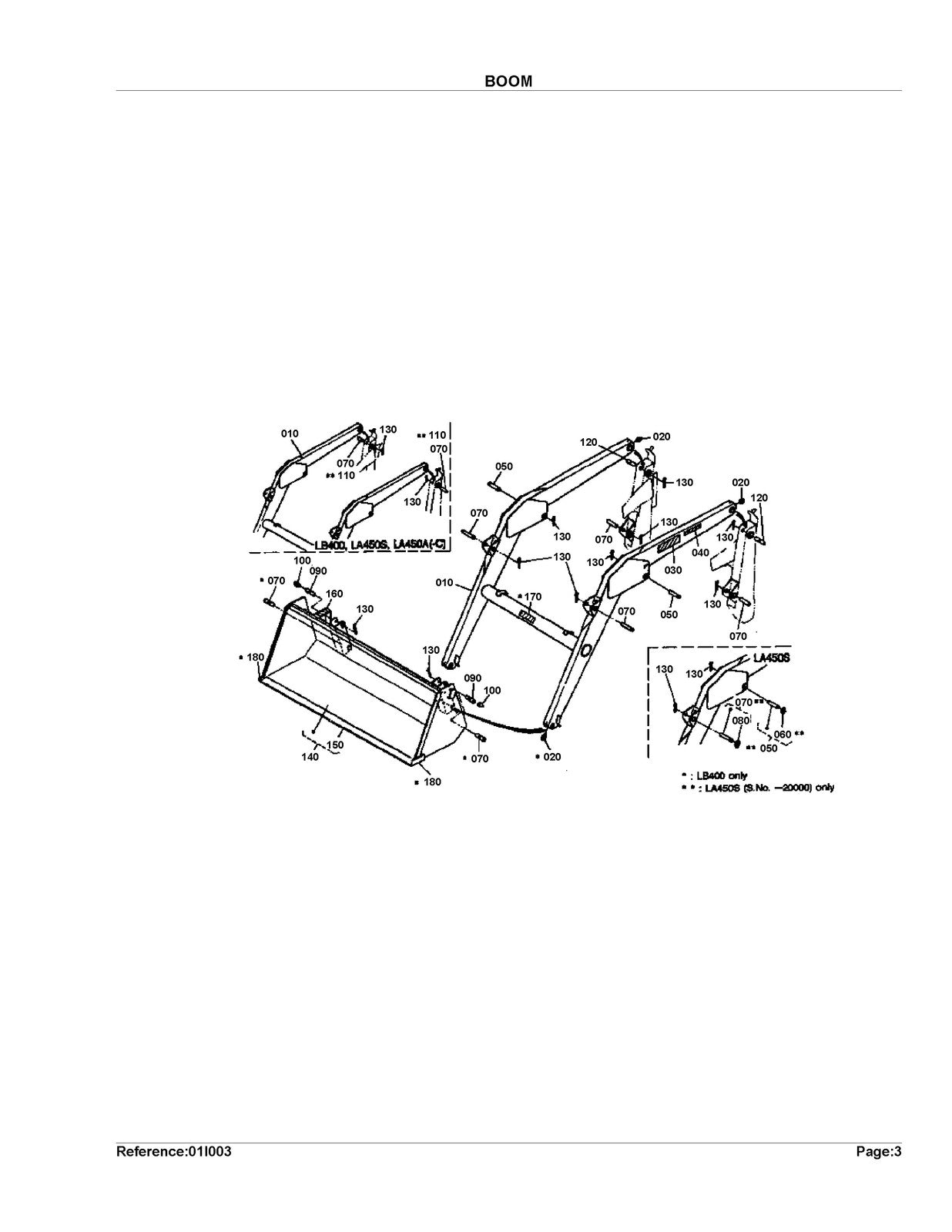 KUBOTA LB400 Loader Illustrated Parts List Manual - WIRE BOUND - TOUGH COVERS