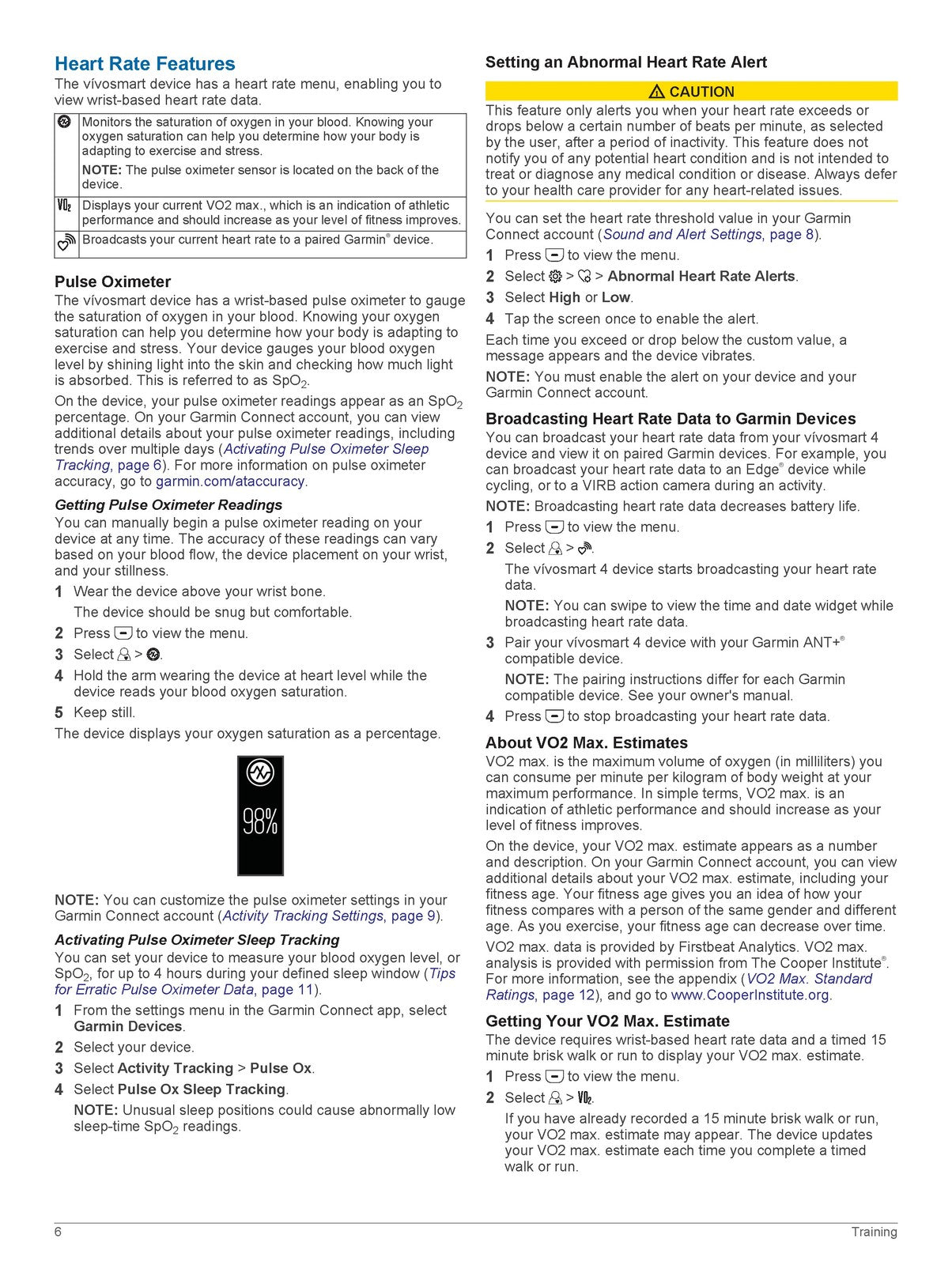 GARMIN Vivosmart 4 Owners Manual - STEEL WIRE BOUND - PROTECTIVE COVERS