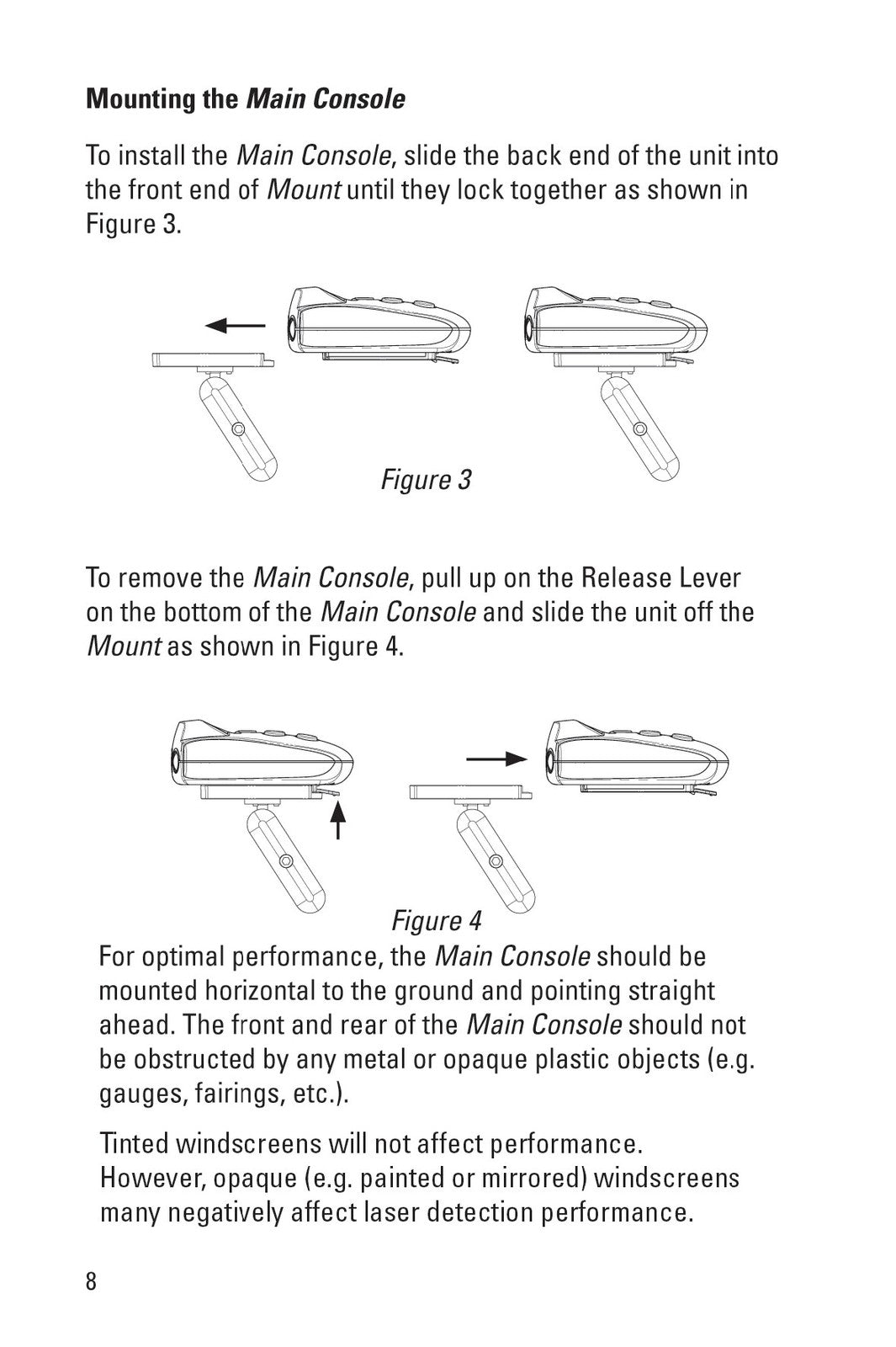 ADAPTIV TECHNOLOGIES TPX Motorcycle Radar Laser Detection System Manual - BOUND