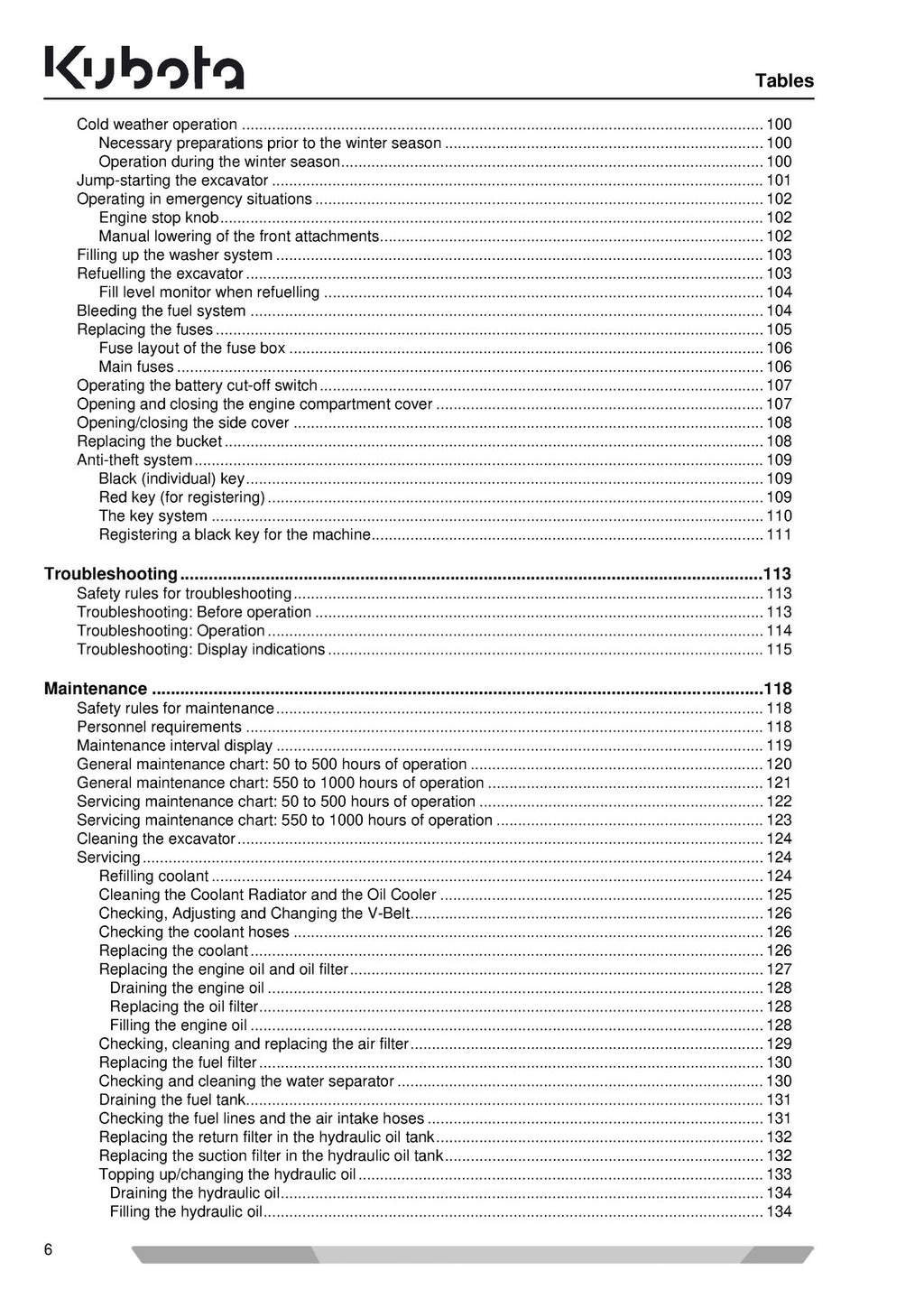 KUBOTA KX015-4 KX016-4 KX018-4 KX019-4 Excavator OPERATORS MANUAL - WIRE BOUND