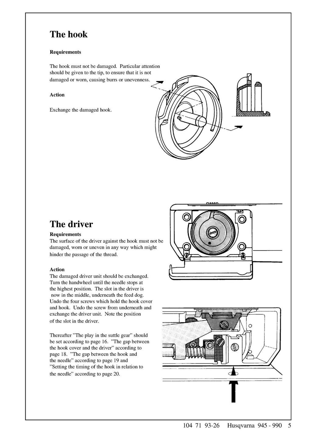 Husqvarna 7000 Series PRISMA 945 - 990 Service Manual - WIRE BOUND - COVERS