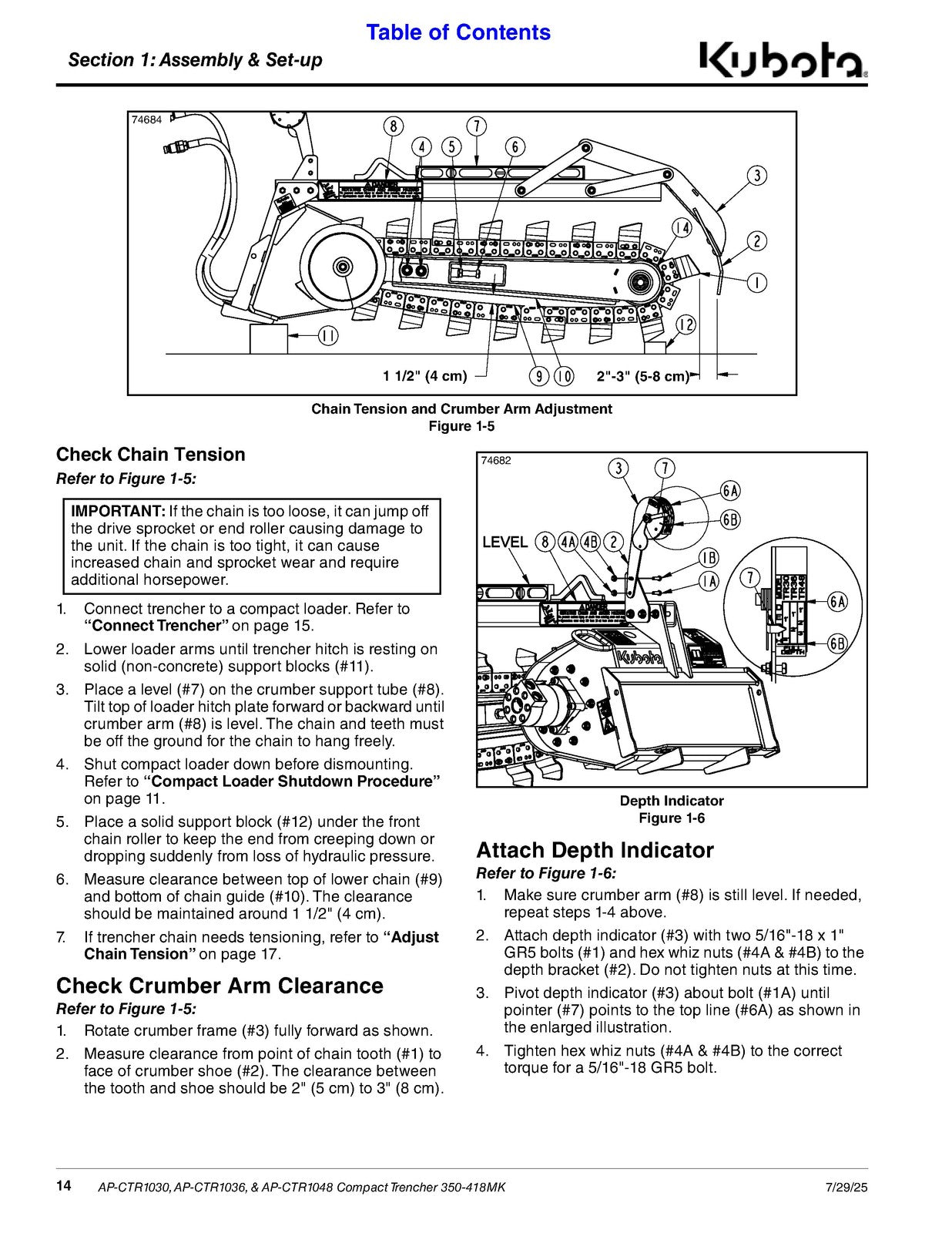 LAND PRIDE CTR10 Series Compact Trenchers Operators Manual - WIRE BOUND - COVERS