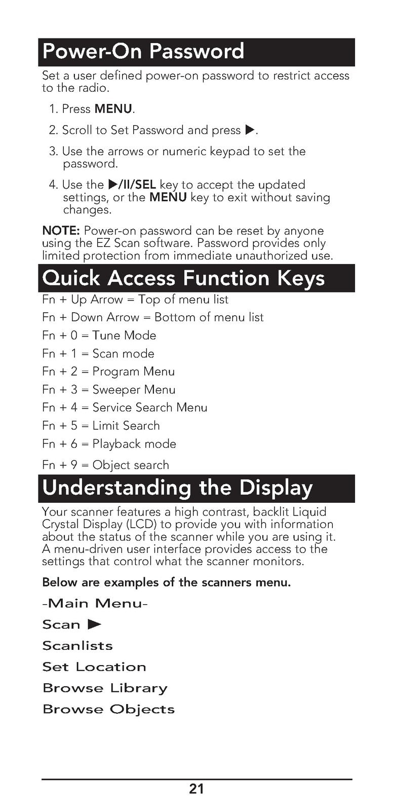 WHISTLER TRX-2 Digital Scanner User Guide Manual - WIRE BOUND - TOUGH COVERS