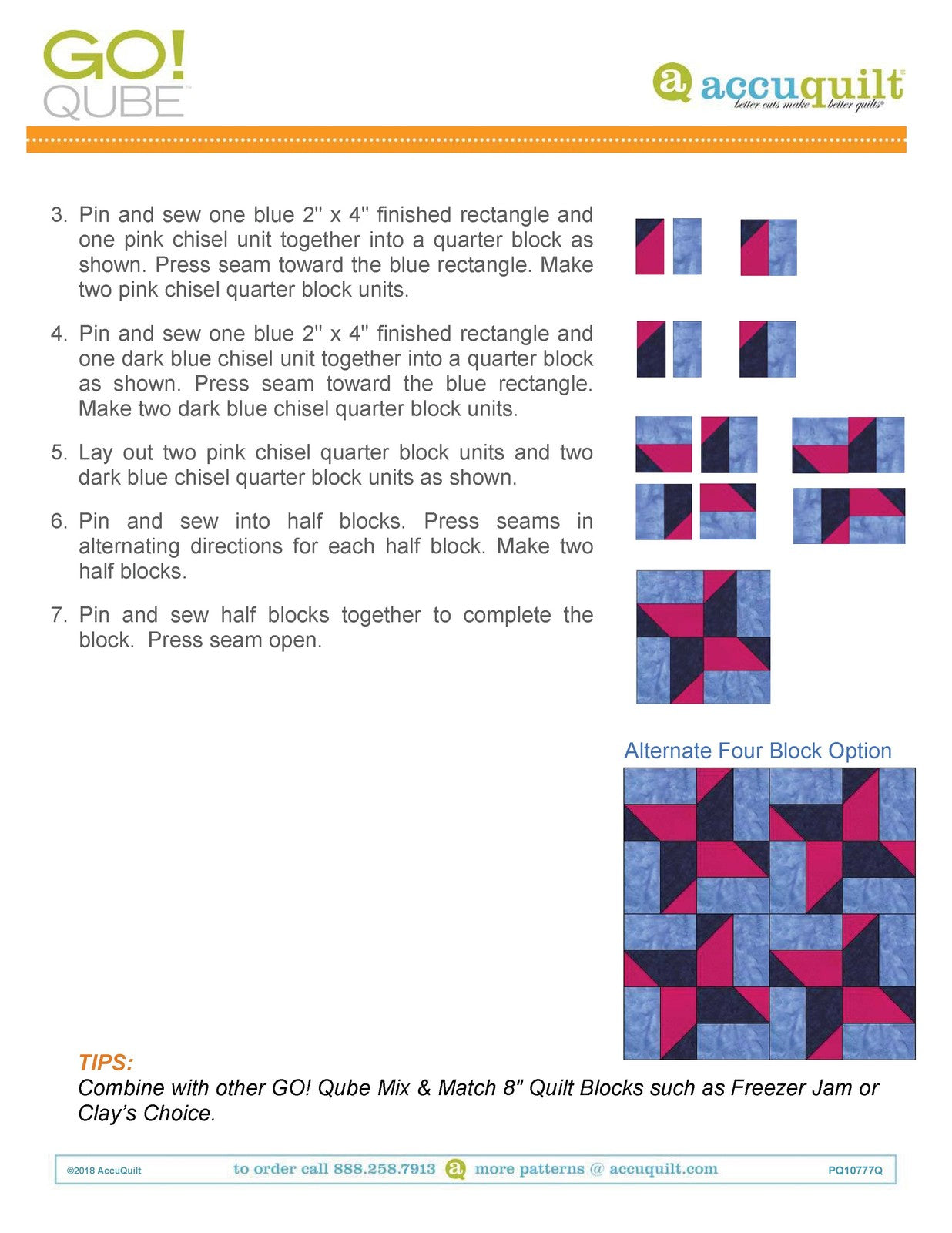 ACCUQUILT Go Qube 8" Corners - STEEL WIRE BOUND - PROTECTIVE COVERS