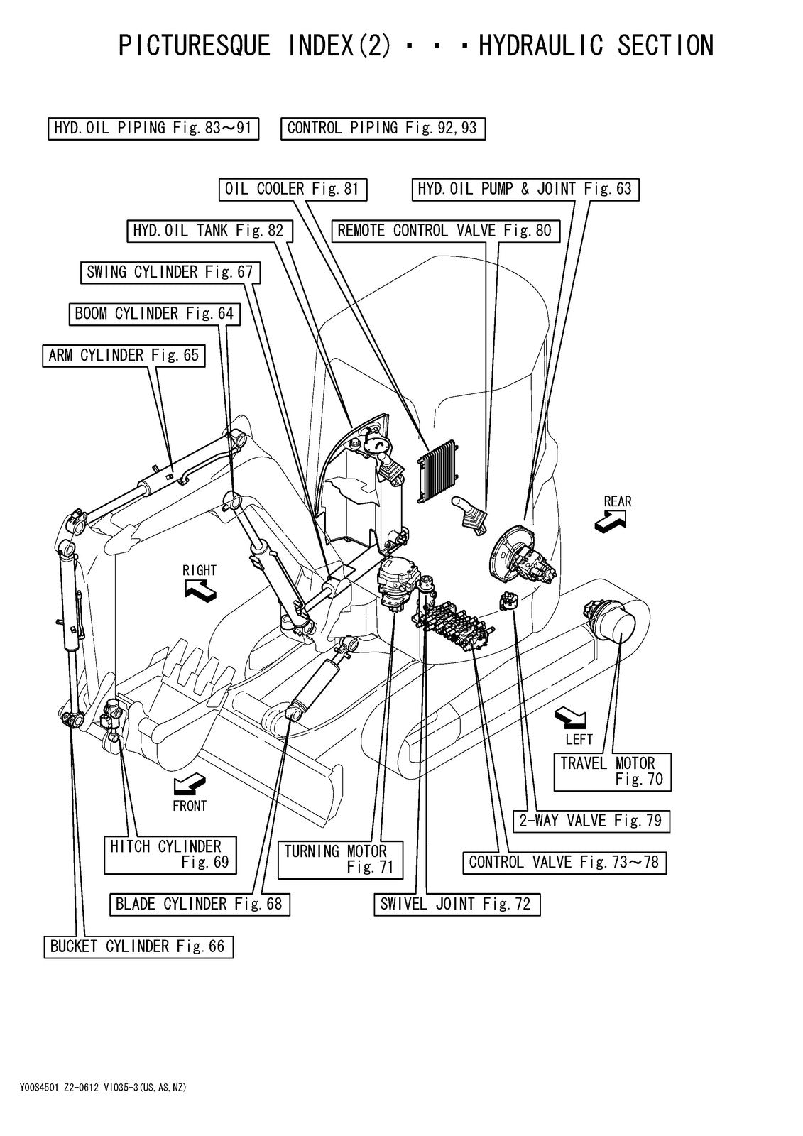 YANMAR ViO35-3 Excavator Parts Catalog Manual 2015 - WIRE BOUND - TOUGH COVERS
