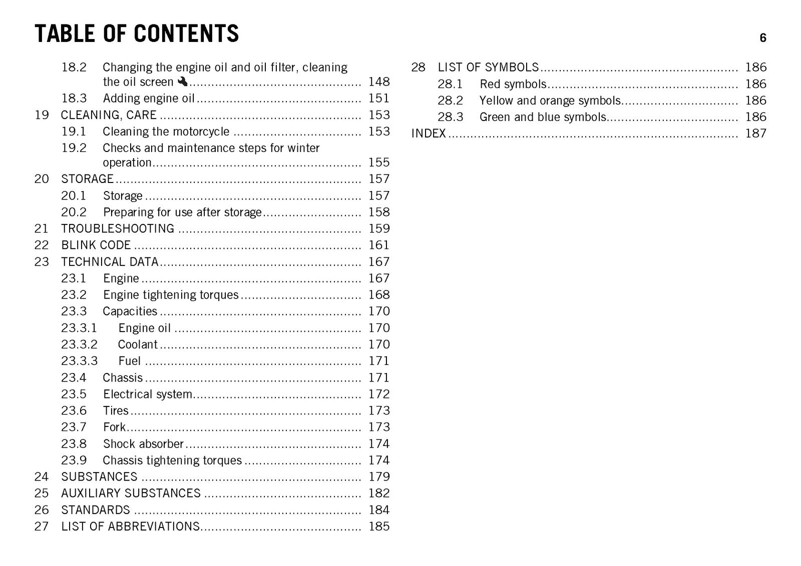 KTM RC 200 Owners Manual 2017 - STEEL WIRE BOUND - PROTECTIVE COVERS