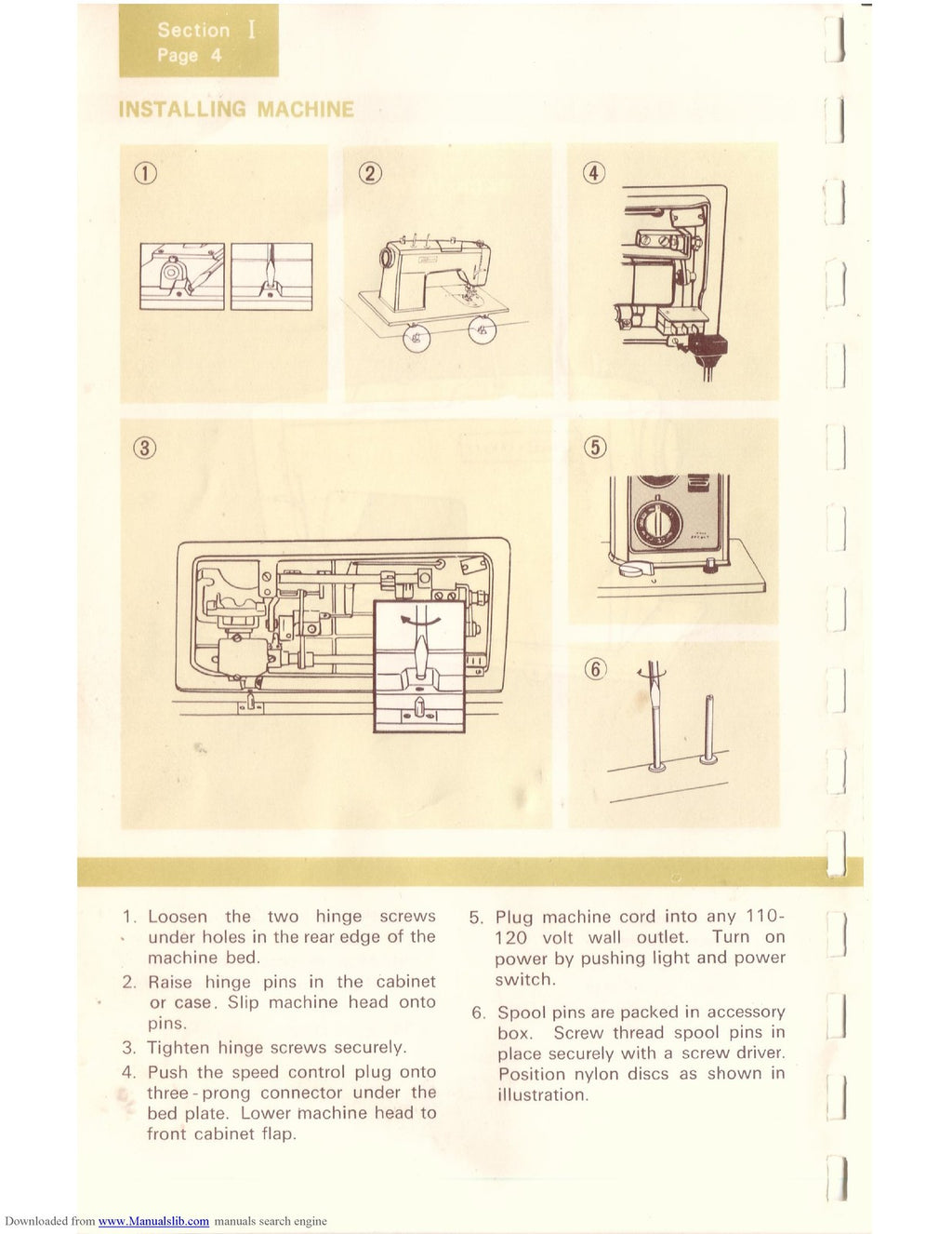 KENMORE 1774 SEWING MACHINE MANUAL - STEEL WIRE BOUND - PROTECTIVE COVERS