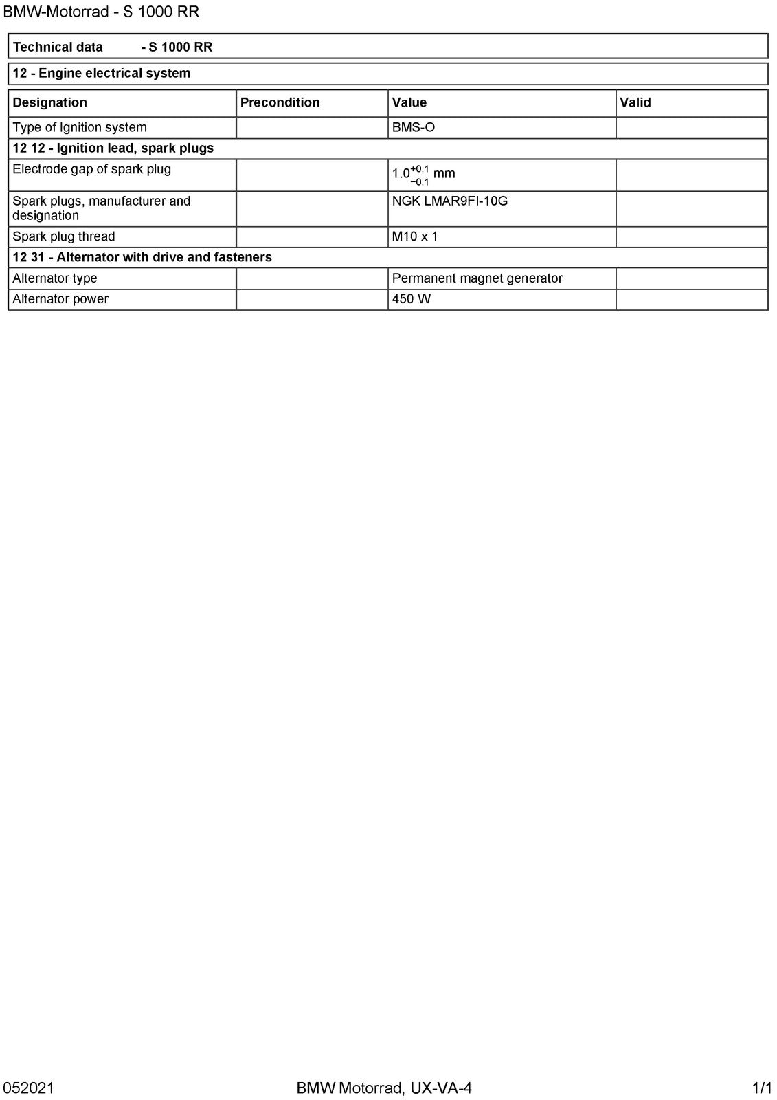 BMW S1000 RR K67 Motorcycle Service Manual - STEEL WIRE BOUND - TOUGH COVERS