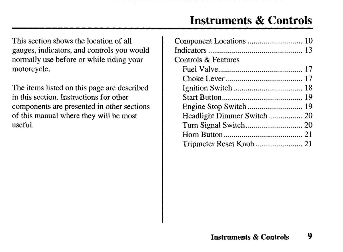 HONDA XR650L Owners Manual 2002 - STEEL WIRE BOUND - PROTECTIVE COVERS