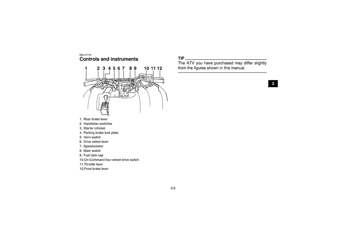 YAMAHA YFM350DE Grizzly 350 ATV Owners Manual 2014 - WIRE BOUND - TOUGH COVERS