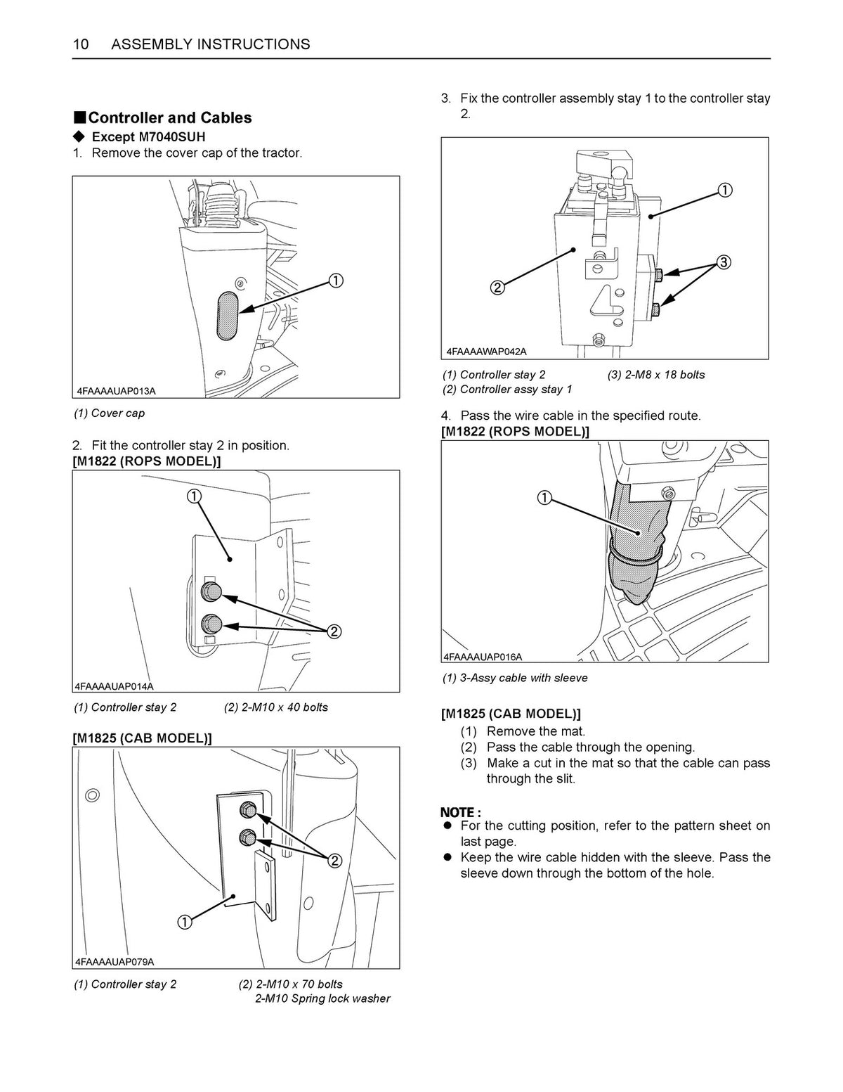 KUBOTA LA1153 Front Loader Operators & Assembly & Service Manual BUNDLE