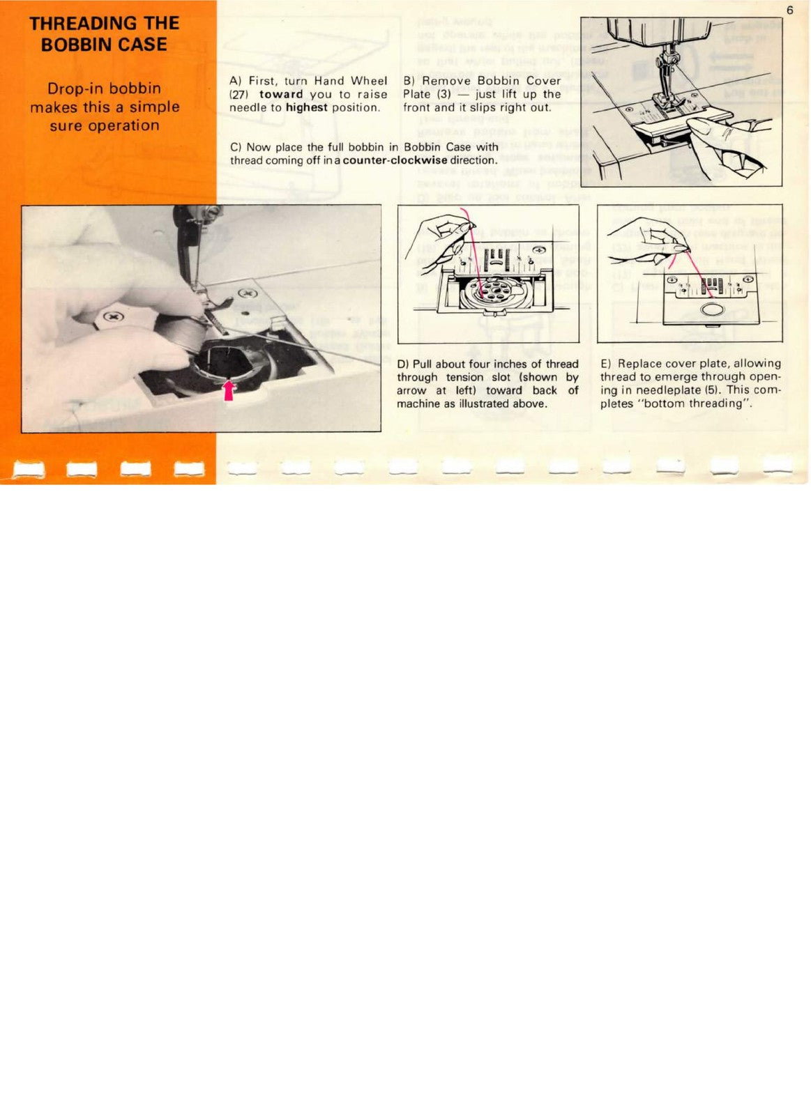KENMORE Convertible 1680 Sewing Machine Owners Manual - WIRE BOUND - COVERS