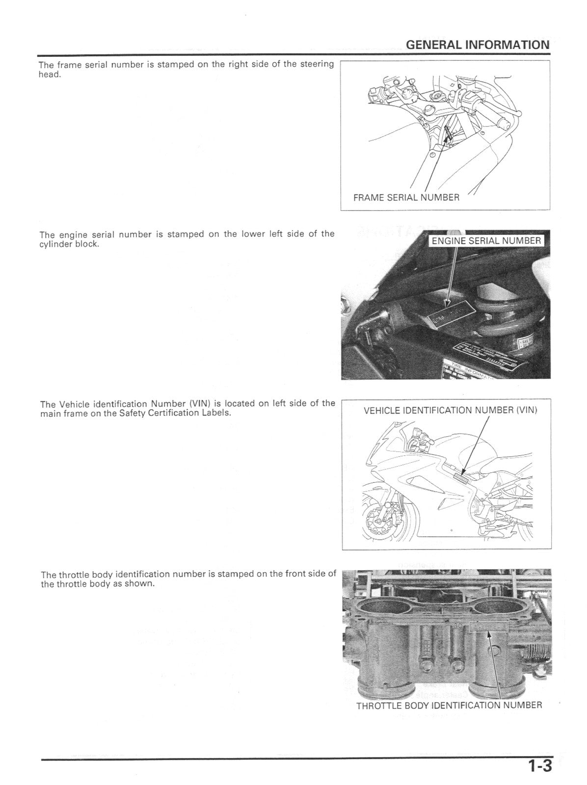 HONDA VFR800 VTEC Motorcycle Service Manual 2002-2006, BOUND, COVERS, FOLDOUTS