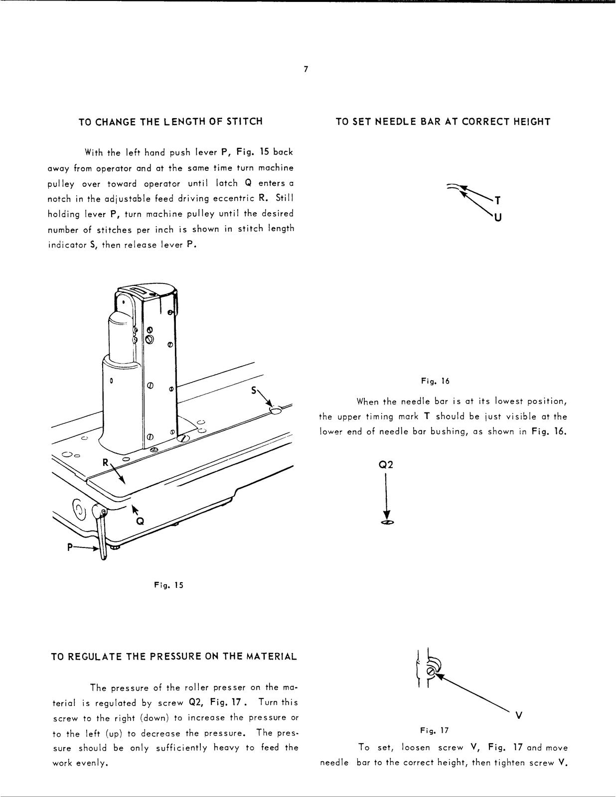 SINGER 236W Sewing Machine Service And Parts Manual 1959 - WIRE BOUND - COVERS
