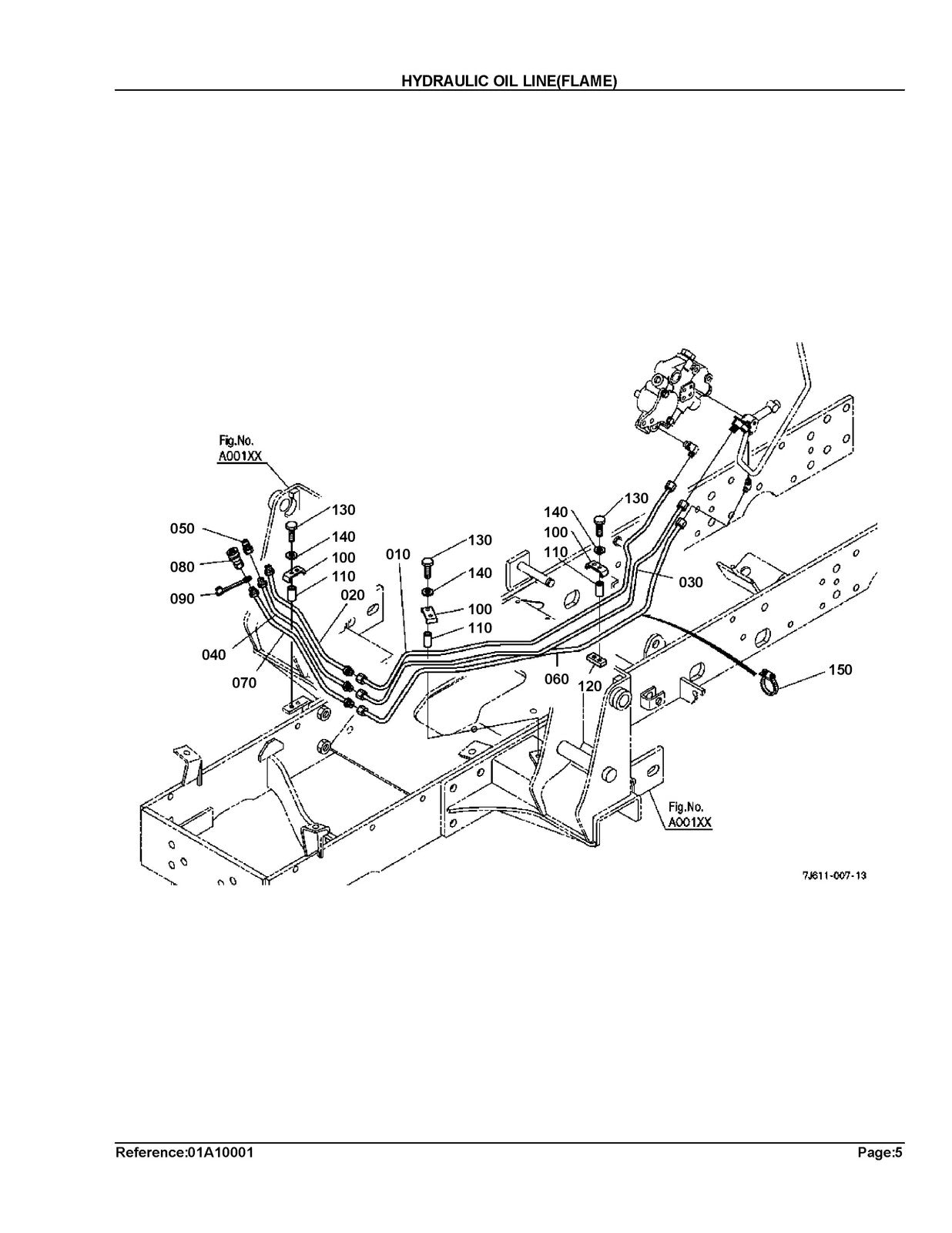 KUBOTA LA210 Front Loader Illustrated Parts List Manual - WIRE BOUND - COVERS