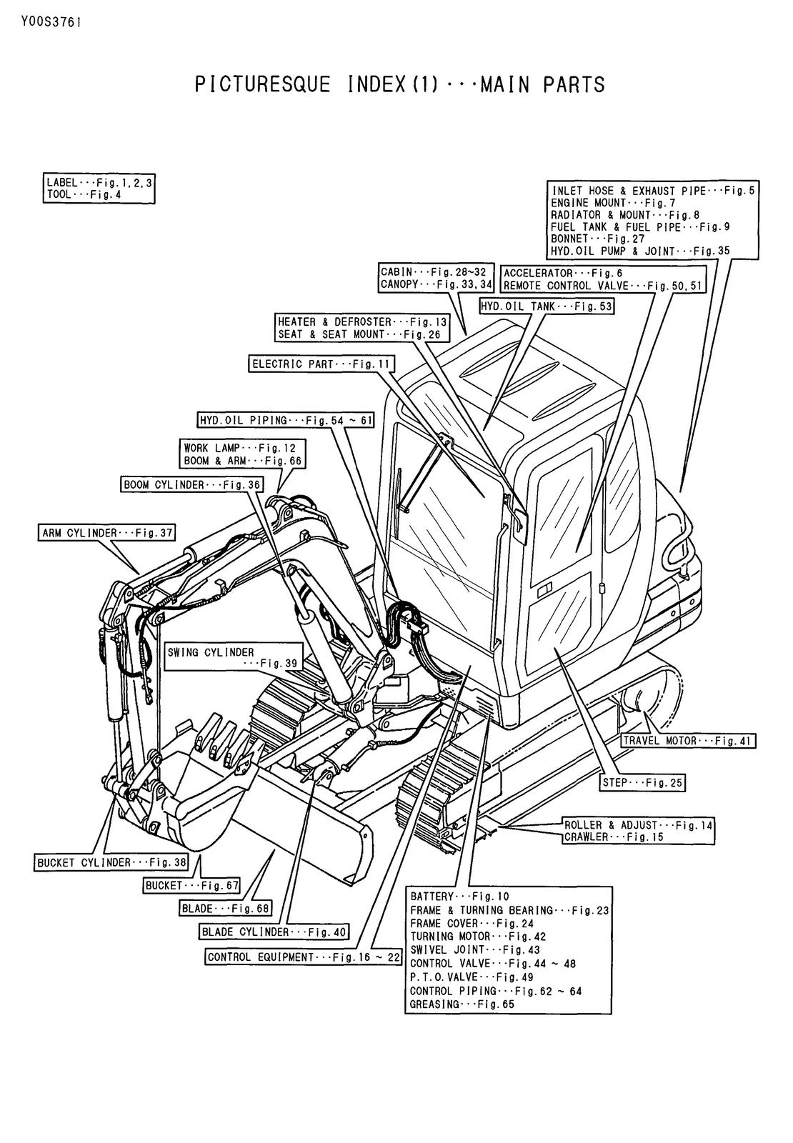 YANMAR B22-2B Excavator Parts Catalog Manual 2012 - WIRE BOUND - TOUGH COVERS
