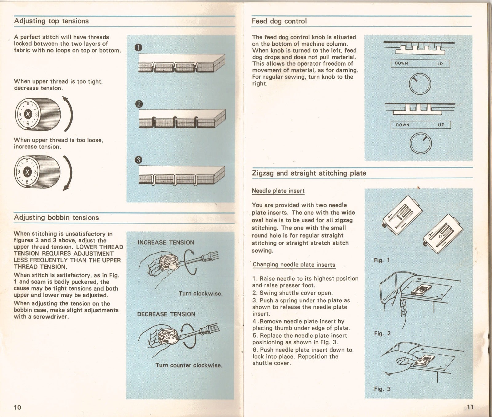 FRISTER ROSSMANN Freearm Sewing Machine Instruction Manual - WIRE BOUND - COVERS