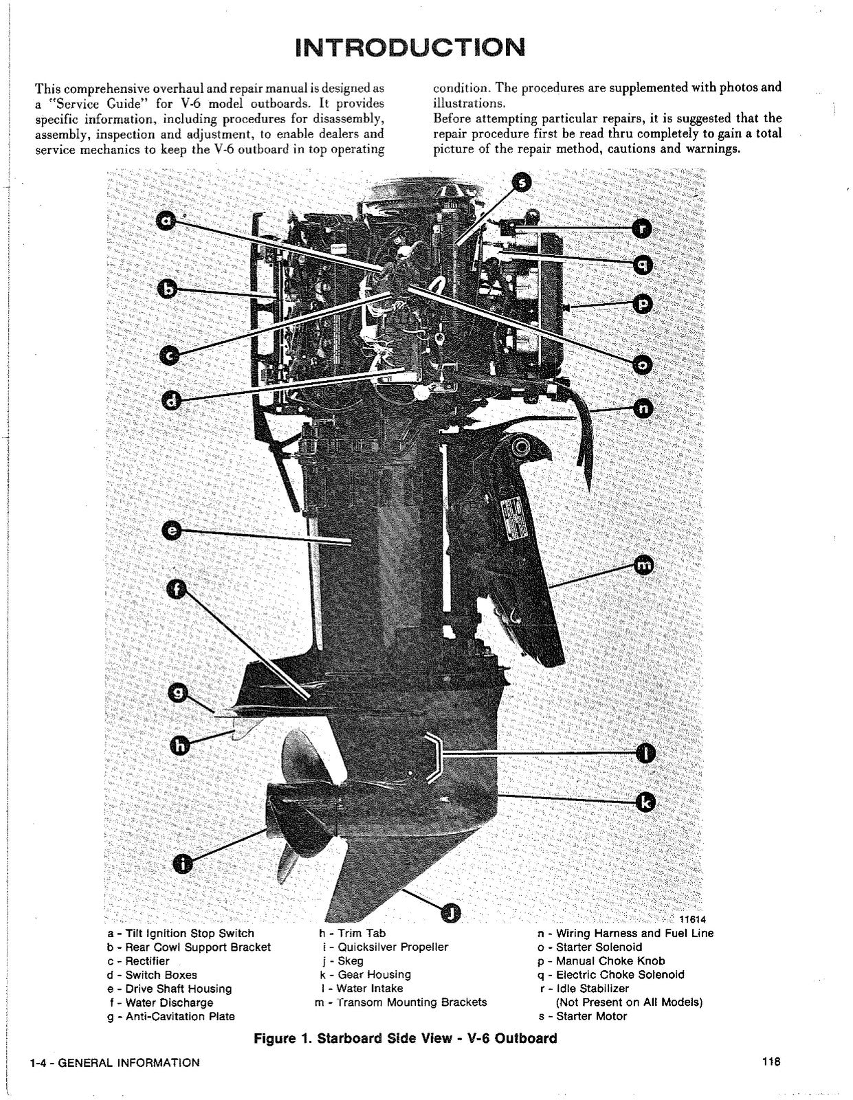MERCURY V-6 OUTBOARD SERVICE MANUAL yr 1979 - BOUND - COVERS - XL FOLDOUT PAGES